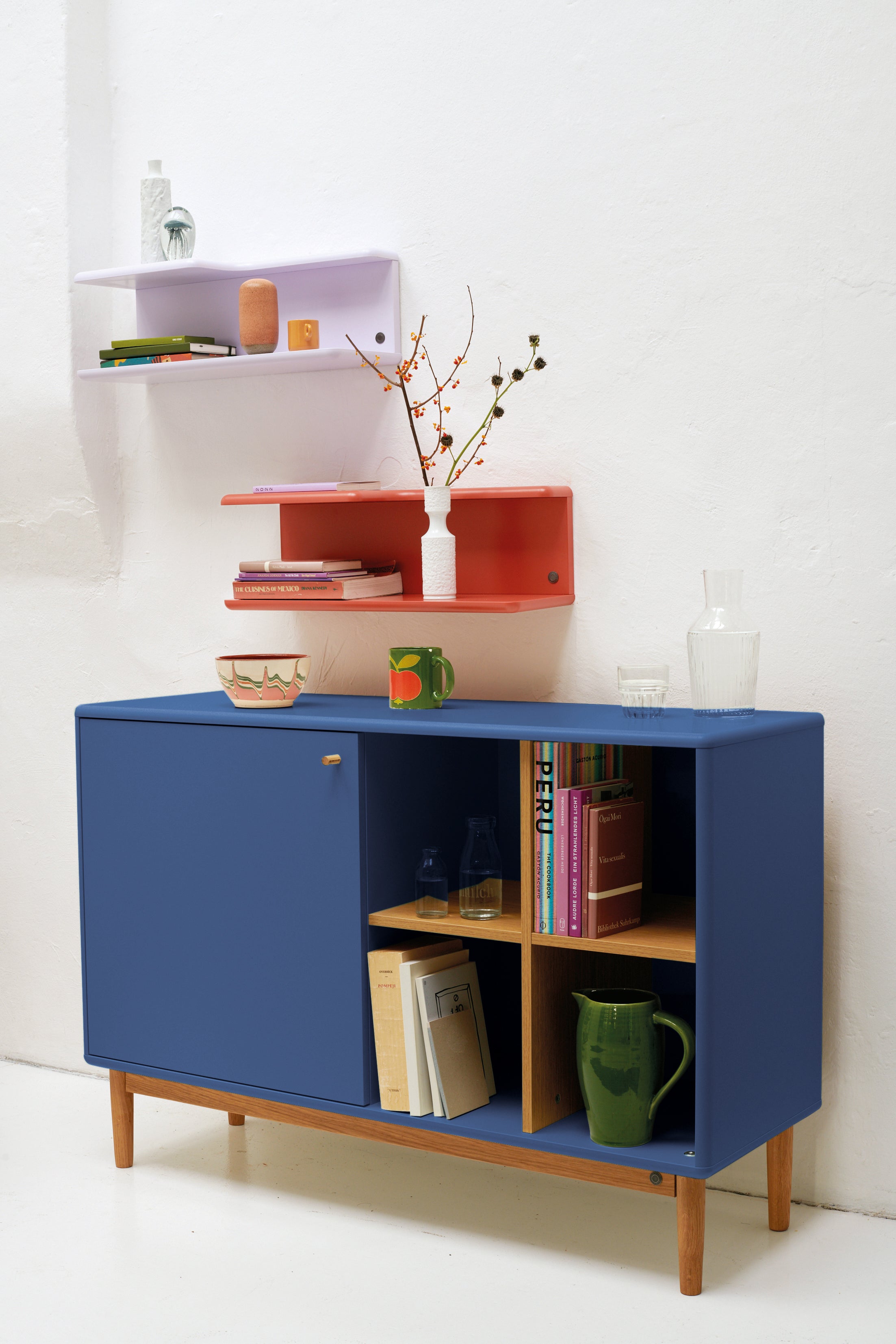 Color Living Sideboard 1 dörr, 4 fack-Förvaringsmöbler-Tenzo-peaceofhome.se