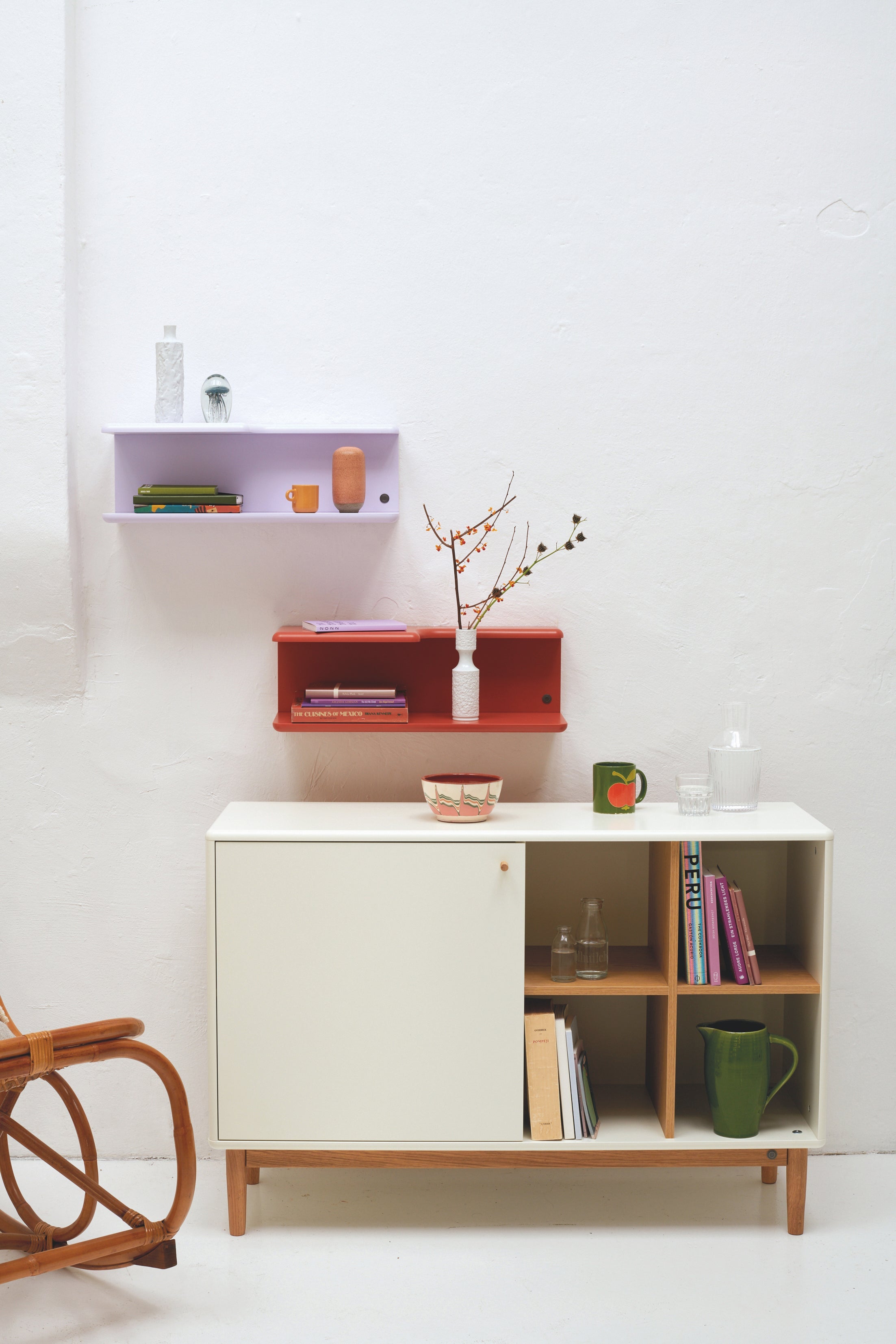 Color Living Sideboard 1 dörr, 4 fack-Förvaringsmöbler-Tenzo-peaceofhome.se