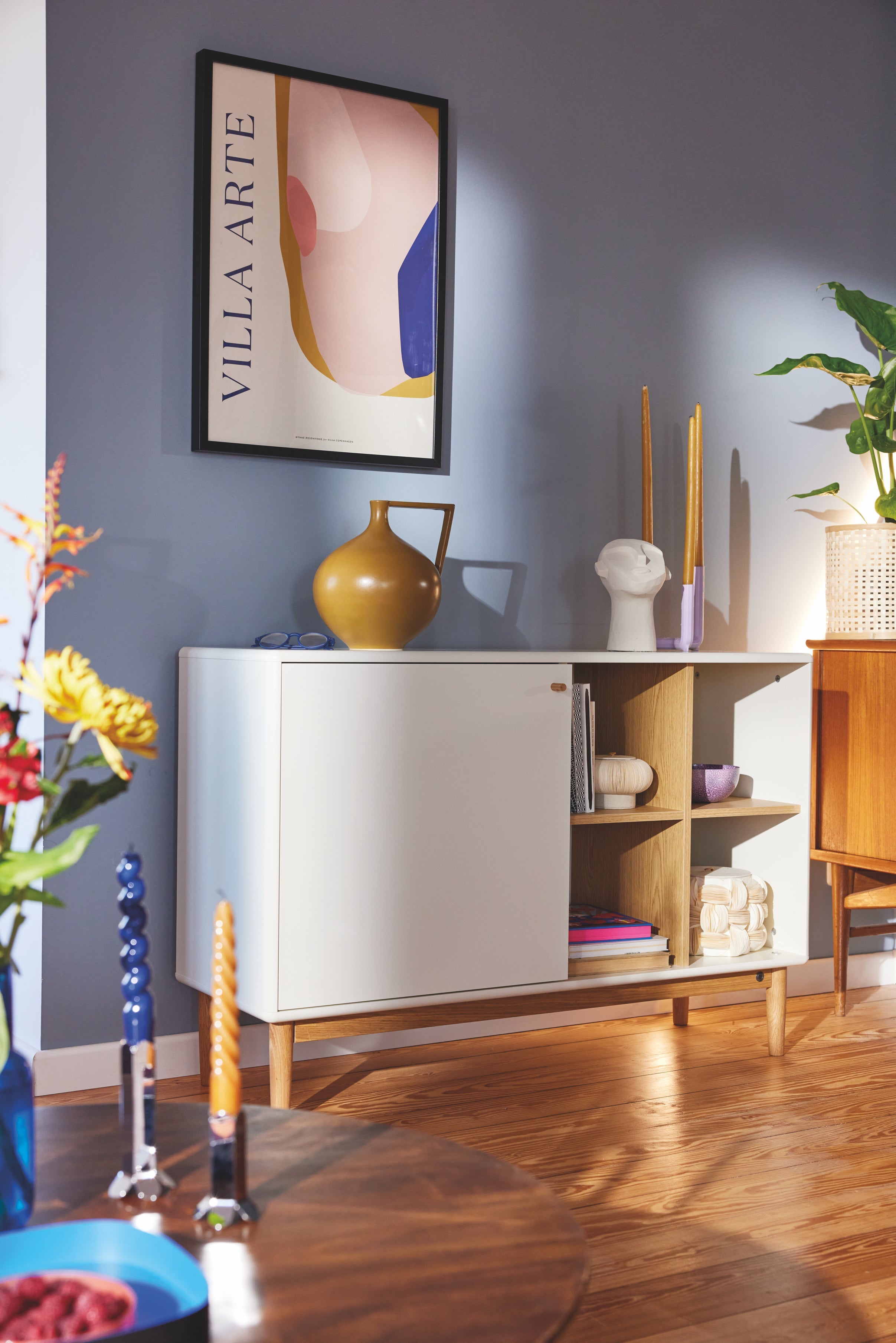 Color Living Sideboard 1 dörr, 4 fack-Förvaringsmöbler-Tenzo-peaceofhome.se