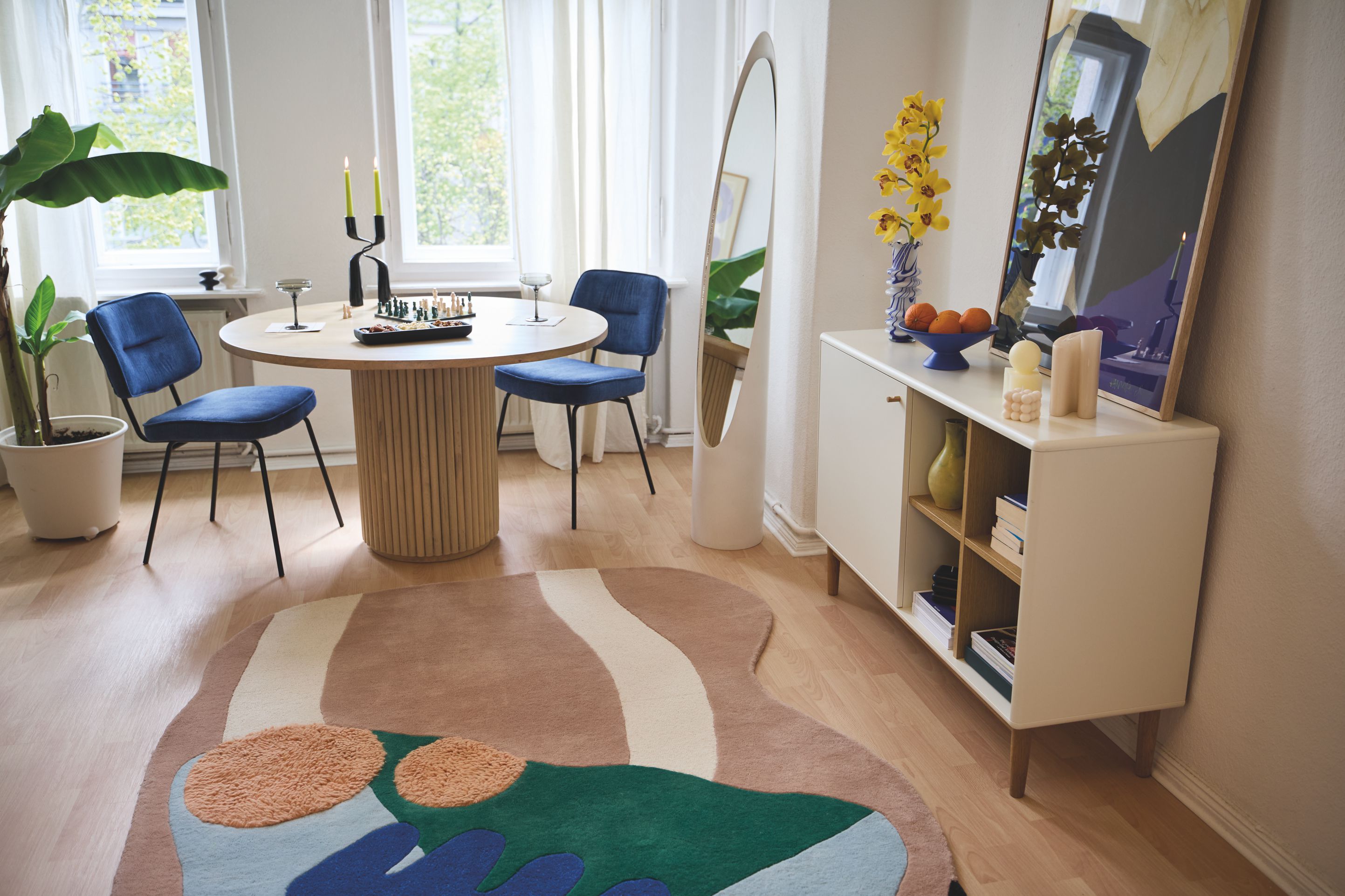 Color Living Sideboard 1 dörr, 4 fack-Förvaringsmöbler-Tenzo-peaceofhome.se