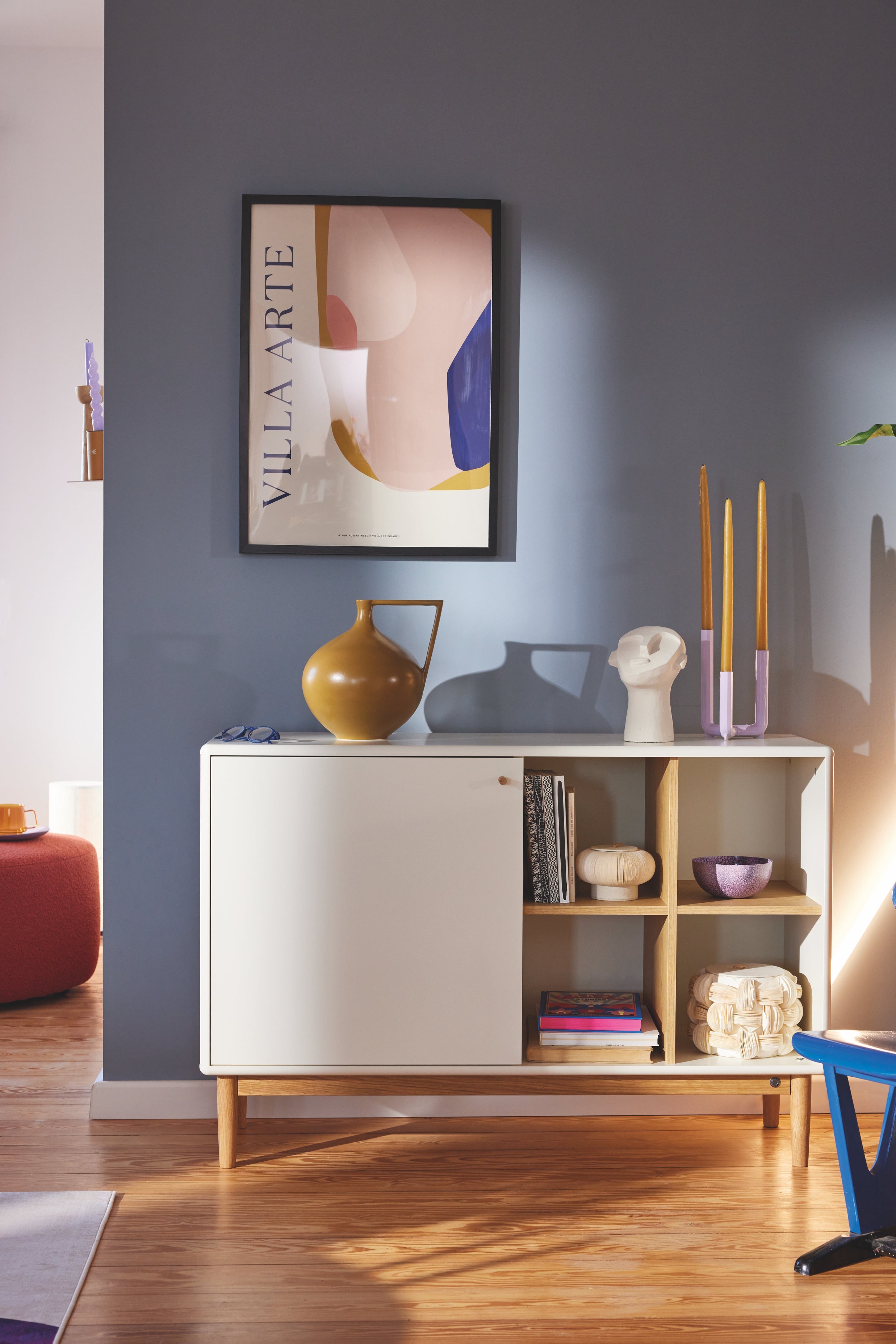 Color Living Sideboard 1 dörr, 4 fack-Förvaringsmöbler-Tenzo-peaceofhome.se