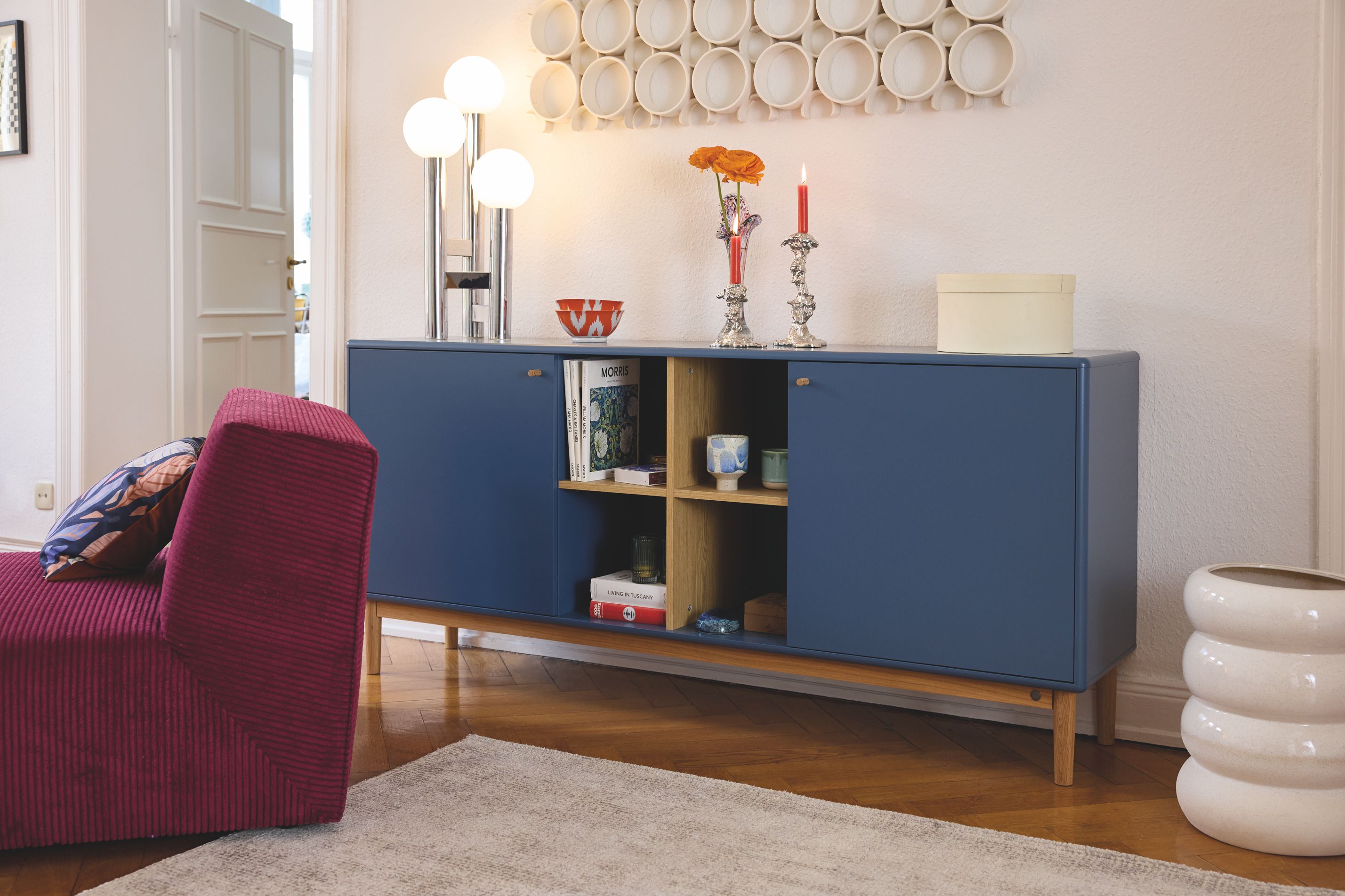 Color Living Sideboard 2 förrar, 4 fack-Förvaringsmöbler-Tenzo-peaceofhome.se