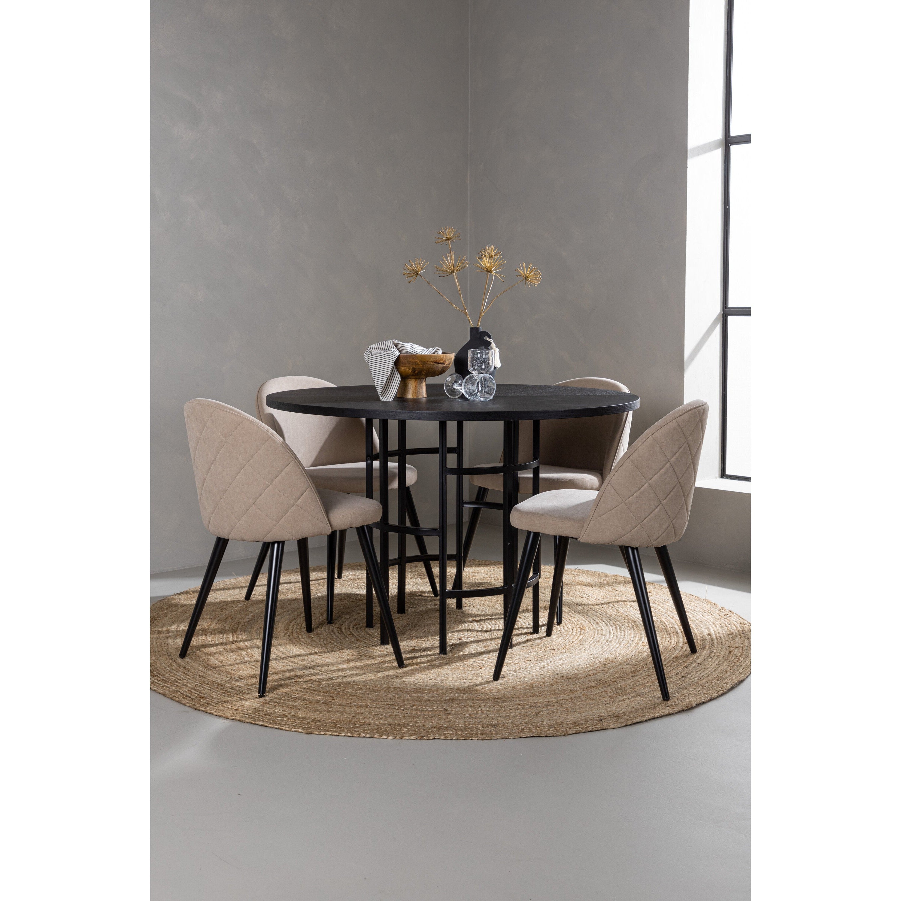 Copenhagen Rund Matgrupp-GR Dining Set-Venture Home-peaceofhome.se