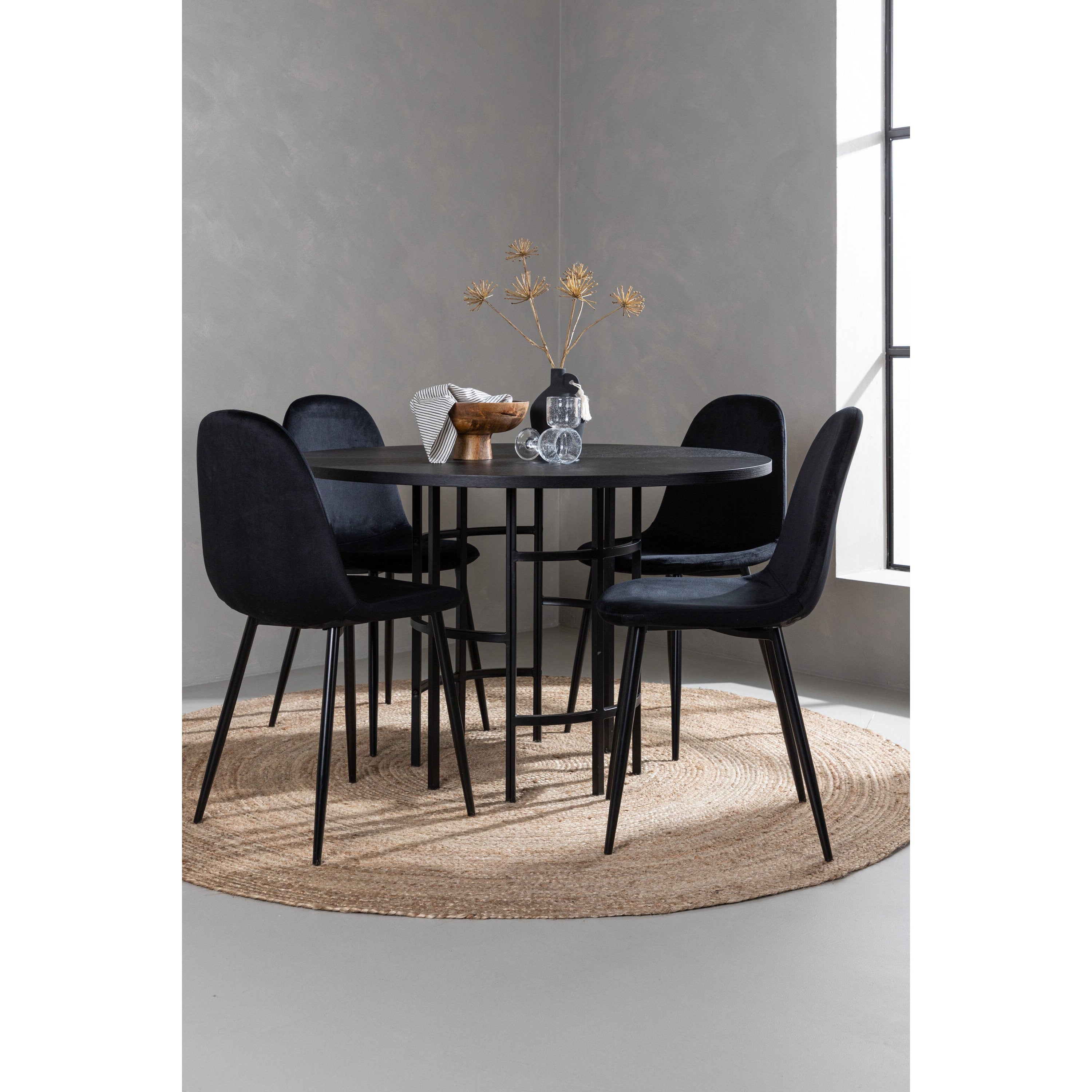 Copenhagen Rund Matgrupp-GR Dining Set-Venture Home-peaceofhome.se