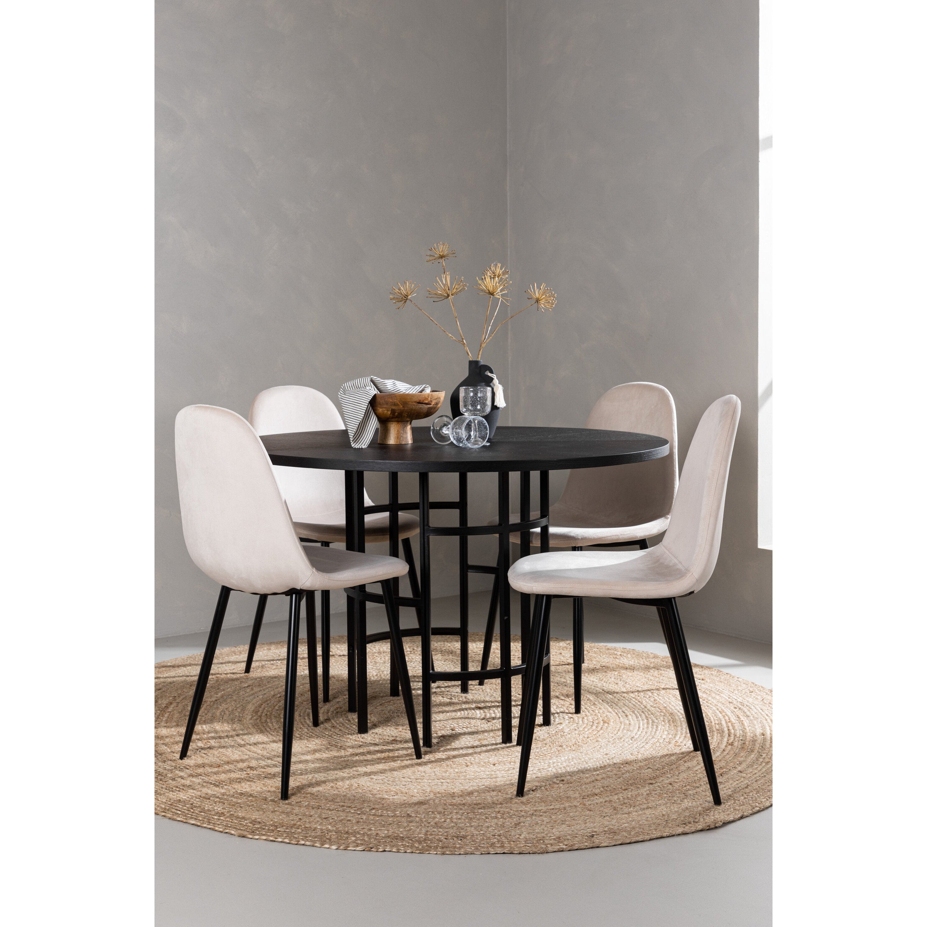 Copenhagen Rund Matgrupp-GR Dining Set-Venture Home-peaceofhome.se