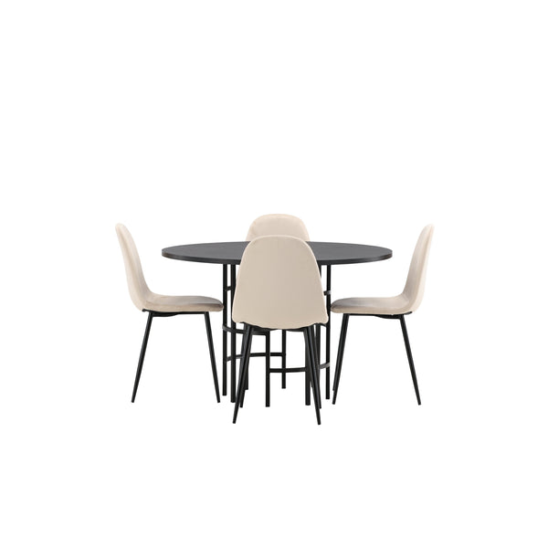 Copenhagen Rund Matgrupp-GR Dining Set-Venture Home-peaceofhome.se