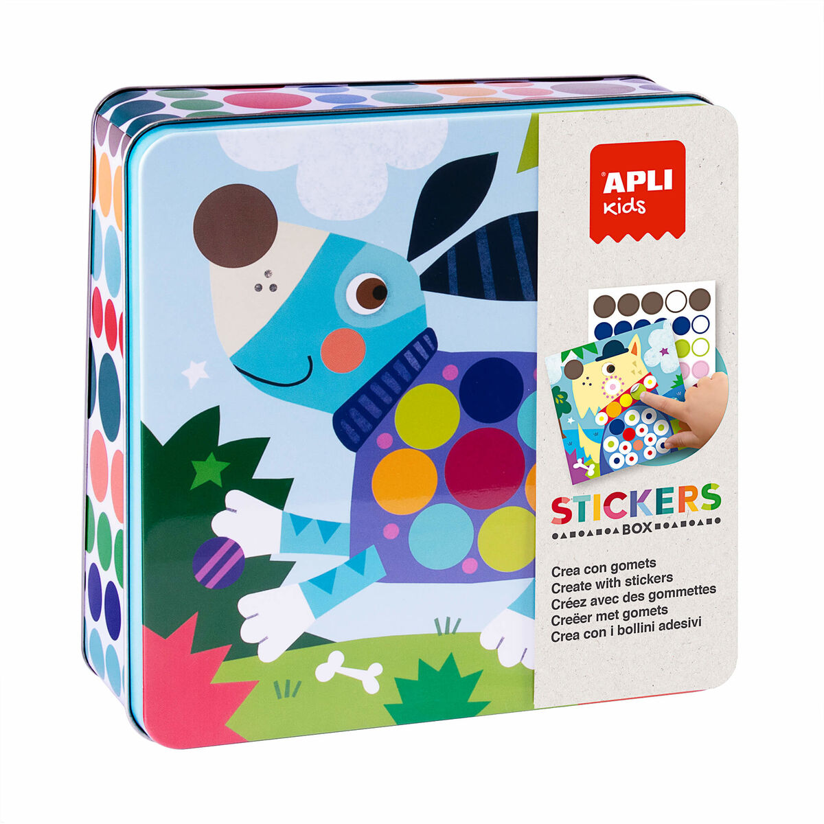 Craft Game Apli Gomets Dogs Multicolour-Leksaker och spel, Kreativa aktiviteter-Apli-peaceofhome.se