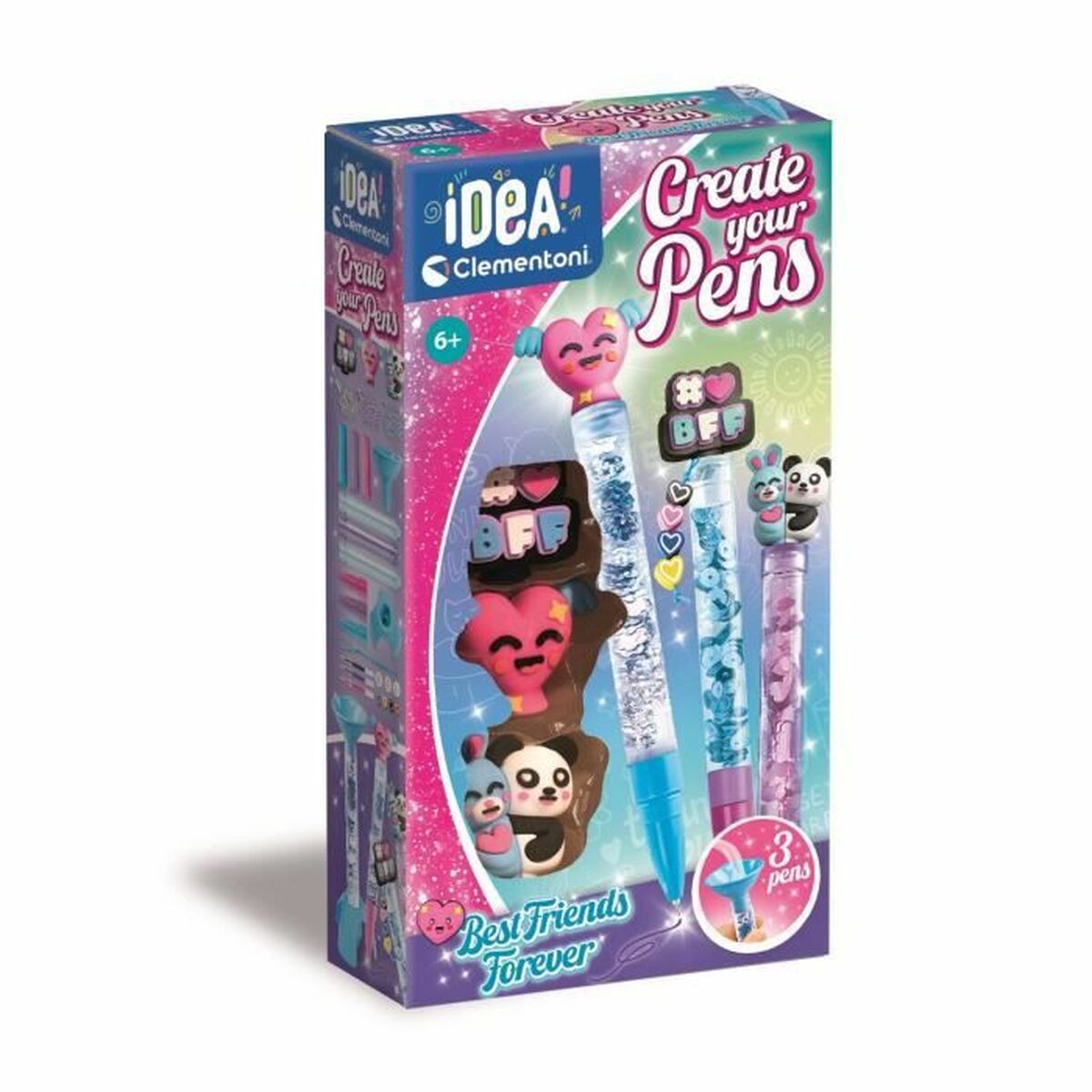 Craft Game Clementoni Create your Pens Best Friends-Leksaker och spel, Kreativa aktiviteter-Clementoni-peaceofhome.se