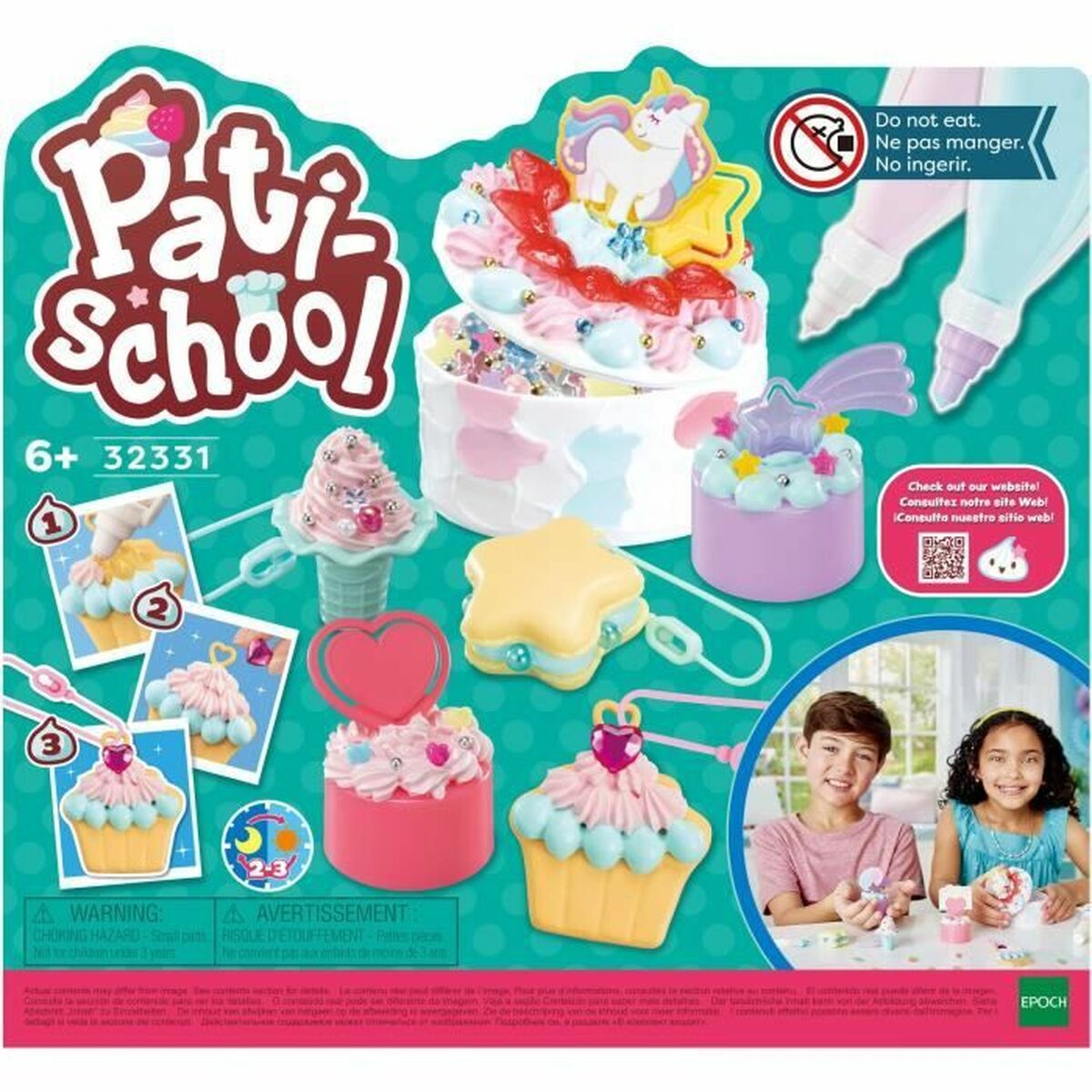 Craft Game Pati school Cakes (FR)-Leksaker och spel, Spel och tillbehör-BigBuy Fun-peaceofhome.se