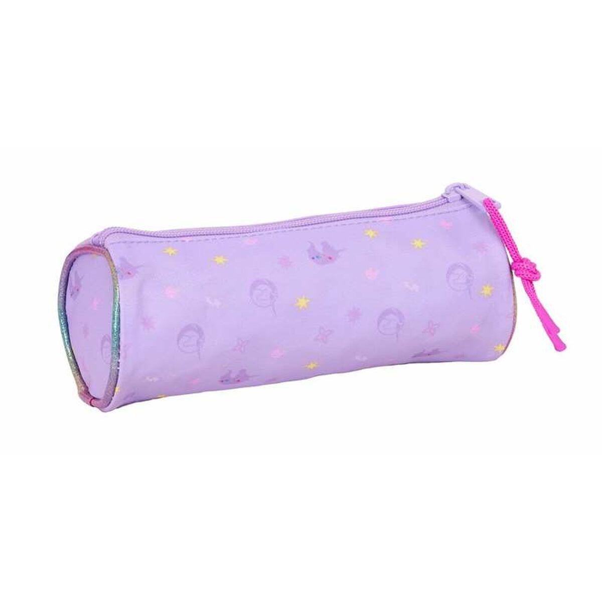 Cylindrisk skolväska Unicorn Academy Lila 20 x 7 x 7 cm-Kontor och Kontorsmaterial, Skol- och utbildningsmaterial-Unicorn Academy-peaceofhome.se
