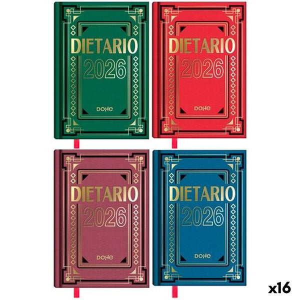 Dagbok DOHE 1/8 11,5 x 16,5 cm (16 antal)-Kontor och Kontorsmaterial, Kalendrar, dagböcker och personliga arrangörer-DOHE-peaceofhome.se