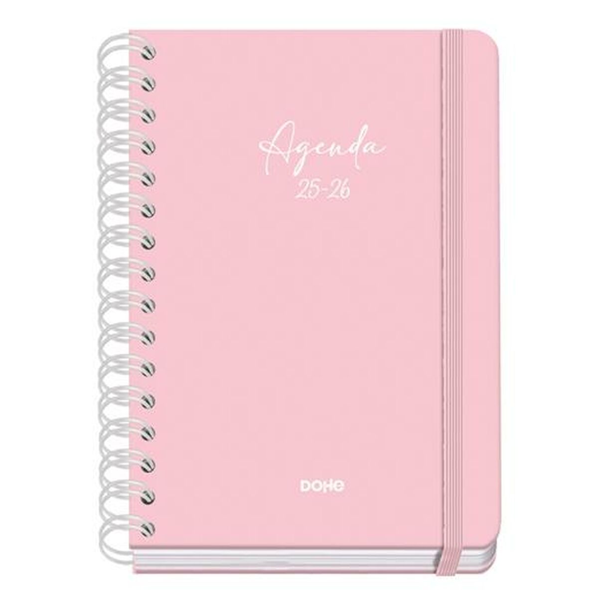 Dagbok DOHE SERENITY WIRE´O Rosa A5 150 x 210 mm 2025-2026 (20 antal)-Kontor och Kontorsmaterial, Kalendrar, dagböcker och personliga arrangörer-DOHE-peaceofhome.se