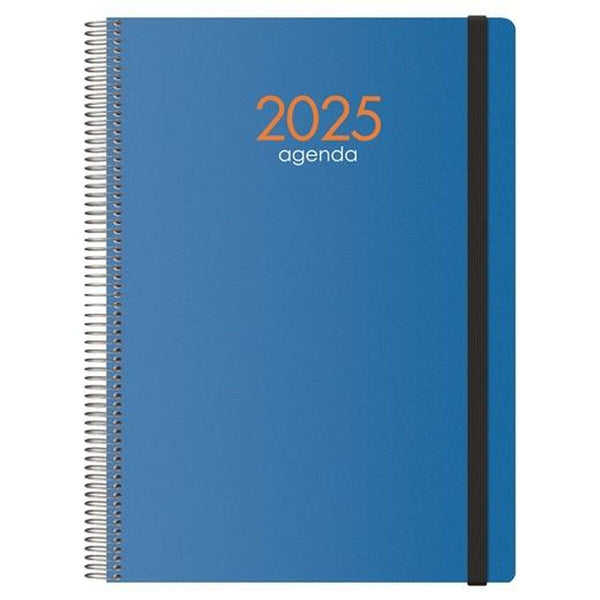 Dagbok DOHE SYNCRO Blå A4 21 x 29,7 cm 2025-Kontor och Kontorsmaterial, Kalendrar, dagböcker och personliga arrangörer-DOHE-peaceofhome.se