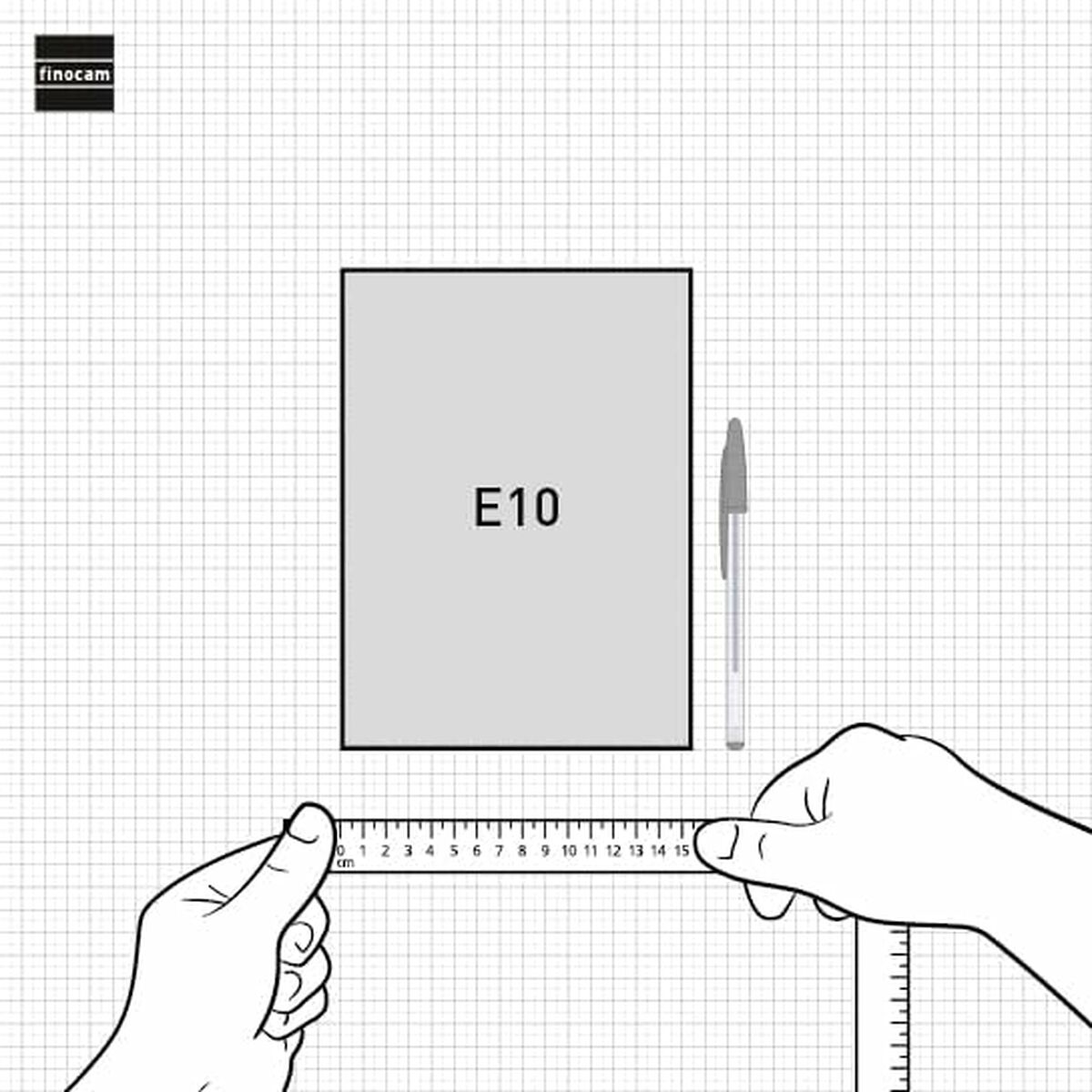 Dagbok Finocam DUOBAND E10 Röd A5 15,5 x 21,2 cm 2025 Anteckningsblock-Kontor och Kontorsmaterial, Kalendrar, dagböcker och personliga arrangörer-Finocam-peaceofhome.se