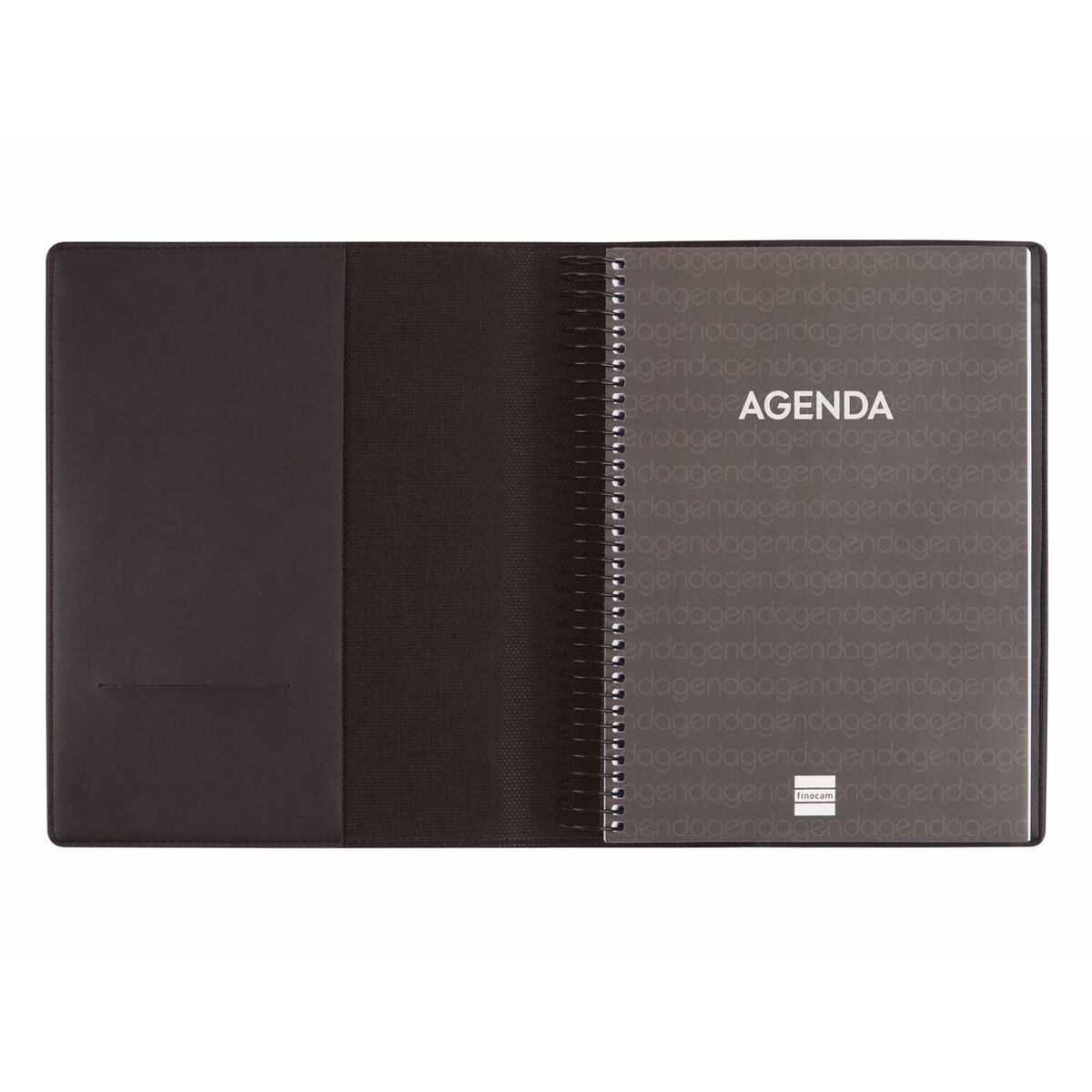 Dagbok Finocam DUOBAND Svart A5 15,5 x 21,2 cm 2025-2026-Kontor och Kontorsmaterial, Kalendrar, dagböcker och personliga arrangörer-Finocam-peaceofhome.se