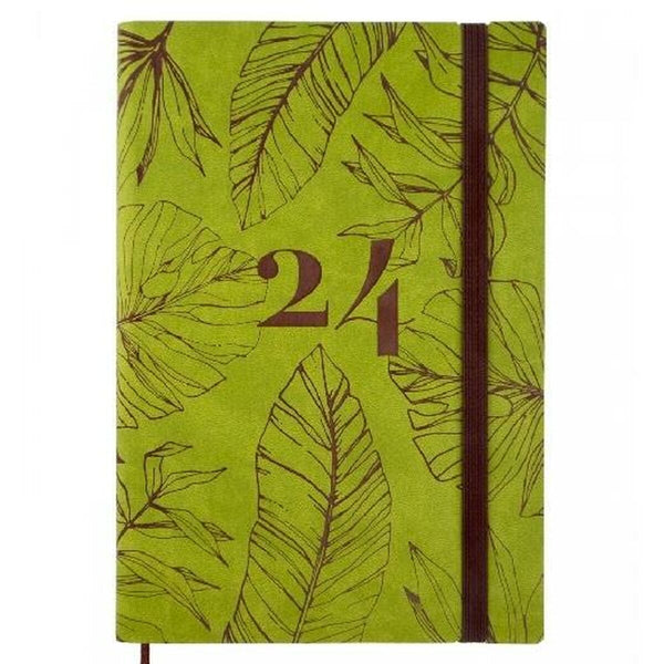 Dagbok Finocam Dynamic Casual 2024 Löv av en växt Multicolour A5 14 x 20,4 cm-Kontor och Kontorsmaterial, Kalendrar, dagböcker och personliga arrangörer-Finocam-peaceofhome.se