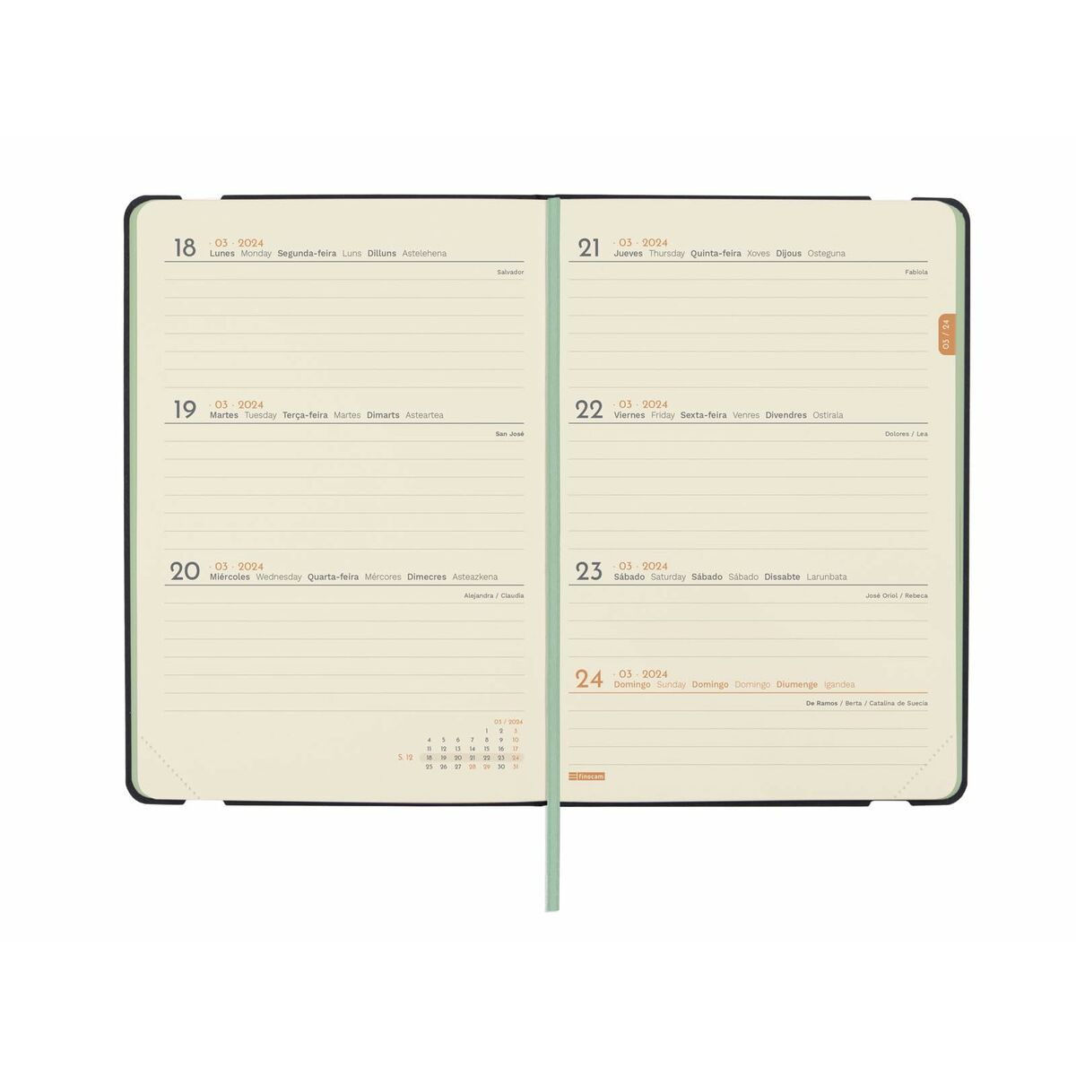 Dagbok Finocam Flexy Joy Confeti 2024 11,8 x 16,8 cm-Kontor och Kontorsmaterial, Kalendrar, dagböcker och personliga arrangörer-Finocam-peaceofhome.se