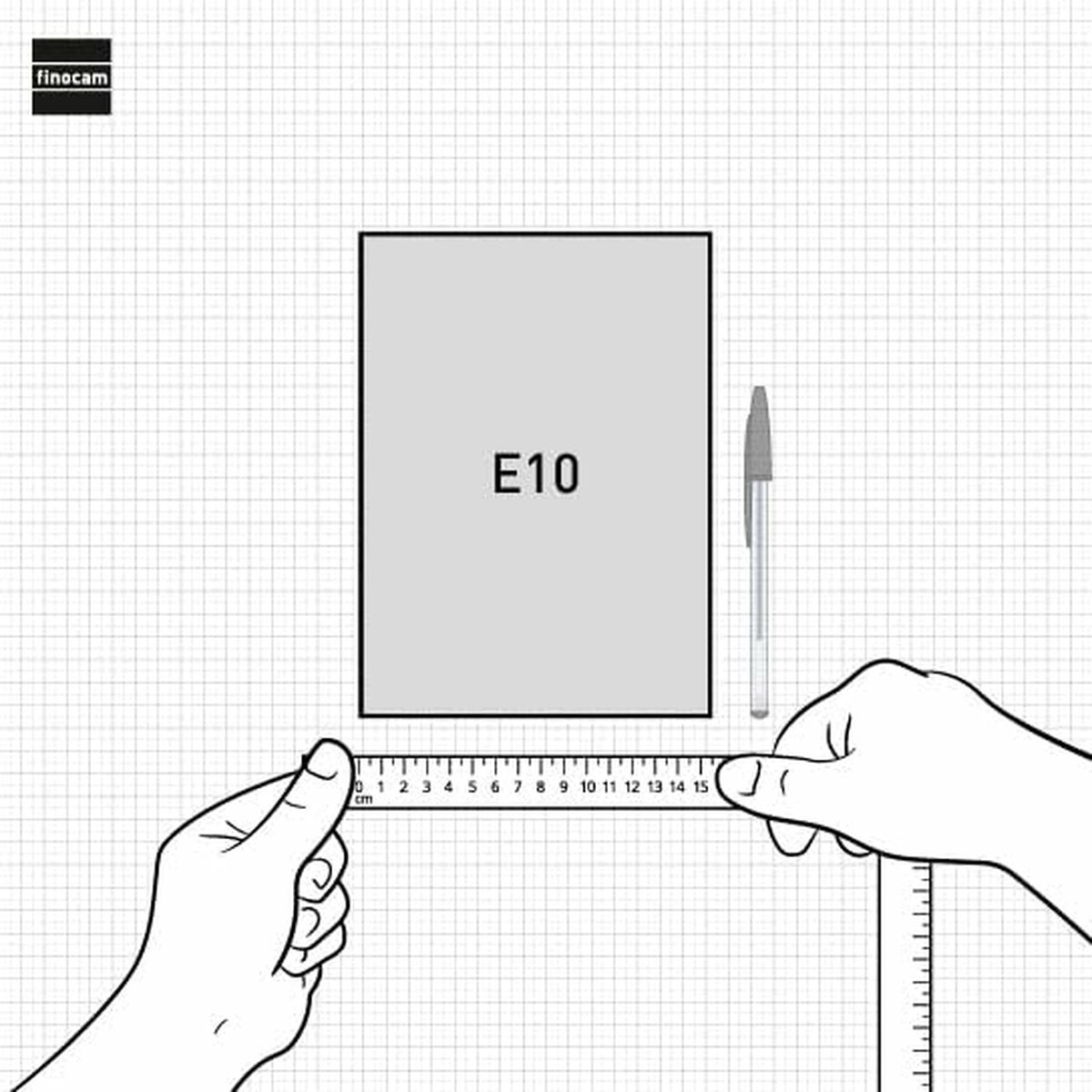 Dagbok Finocam Grå A5 15,5 x 21,2 cm 2025-Kontor och Kontorsmaterial, Kalendrar, dagböcker och personliga arrangörer-Finocam-peaceofhome.se