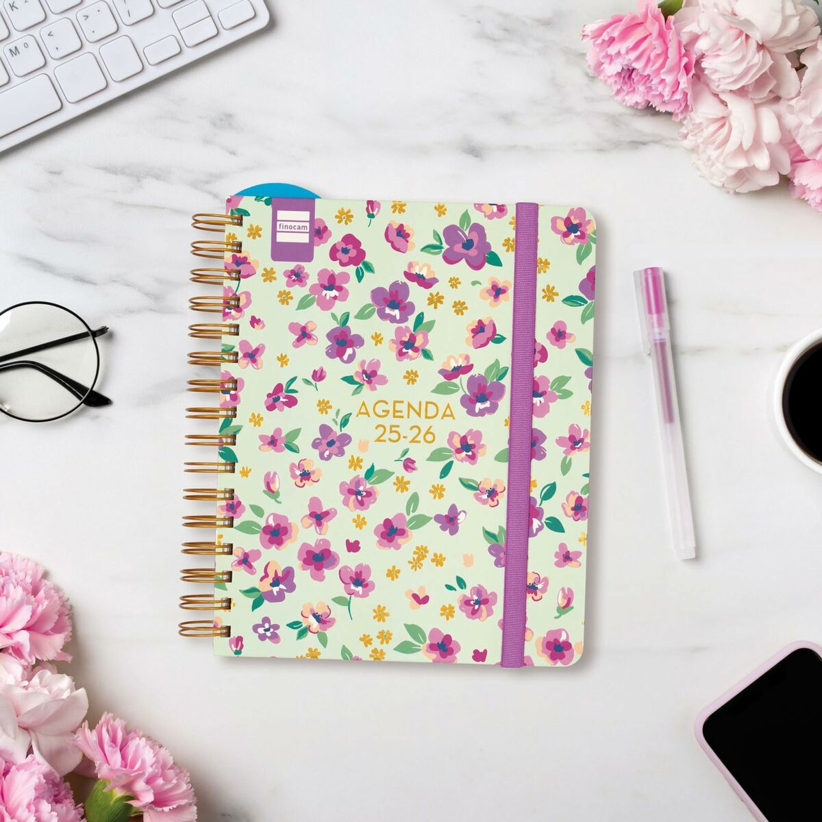 Dagbok Finocam-Kontor och Kontorsmaterial, Kalendrar, dagböcker och personliga arrangörer-Finocam-peaceofhome.se
