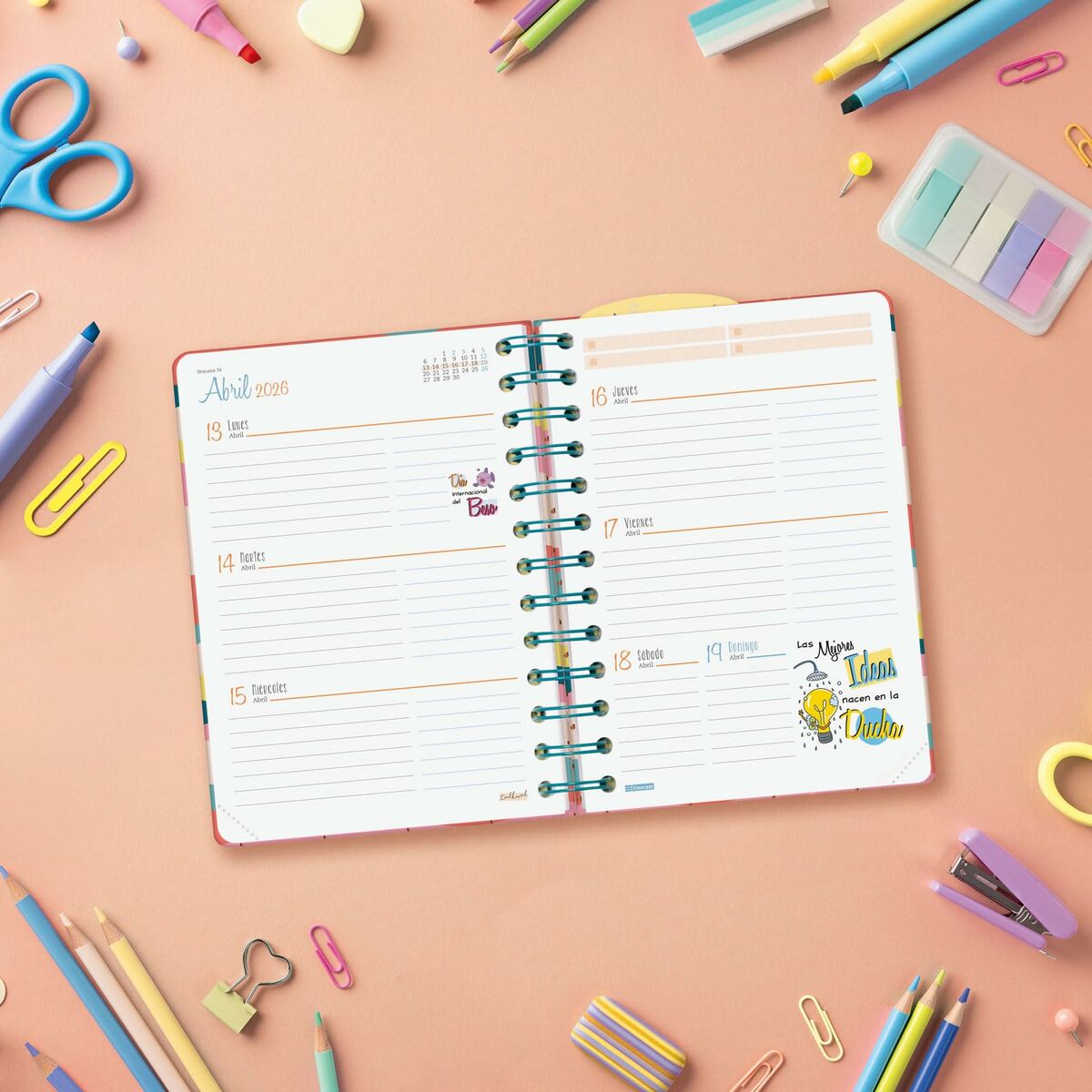 Dagbok Finocam-Kontor och Kontorsmaterial, Kalendrar, dagböcker och personliga arrangörer-Finocam-peaceofhome.se