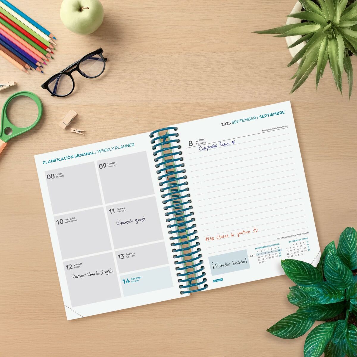 Dagbok Finocam-Kontor och Kontorsmaterial, Kalendrar, dagböcker och personliga arrangörer-Finocam-peaceofhome.se