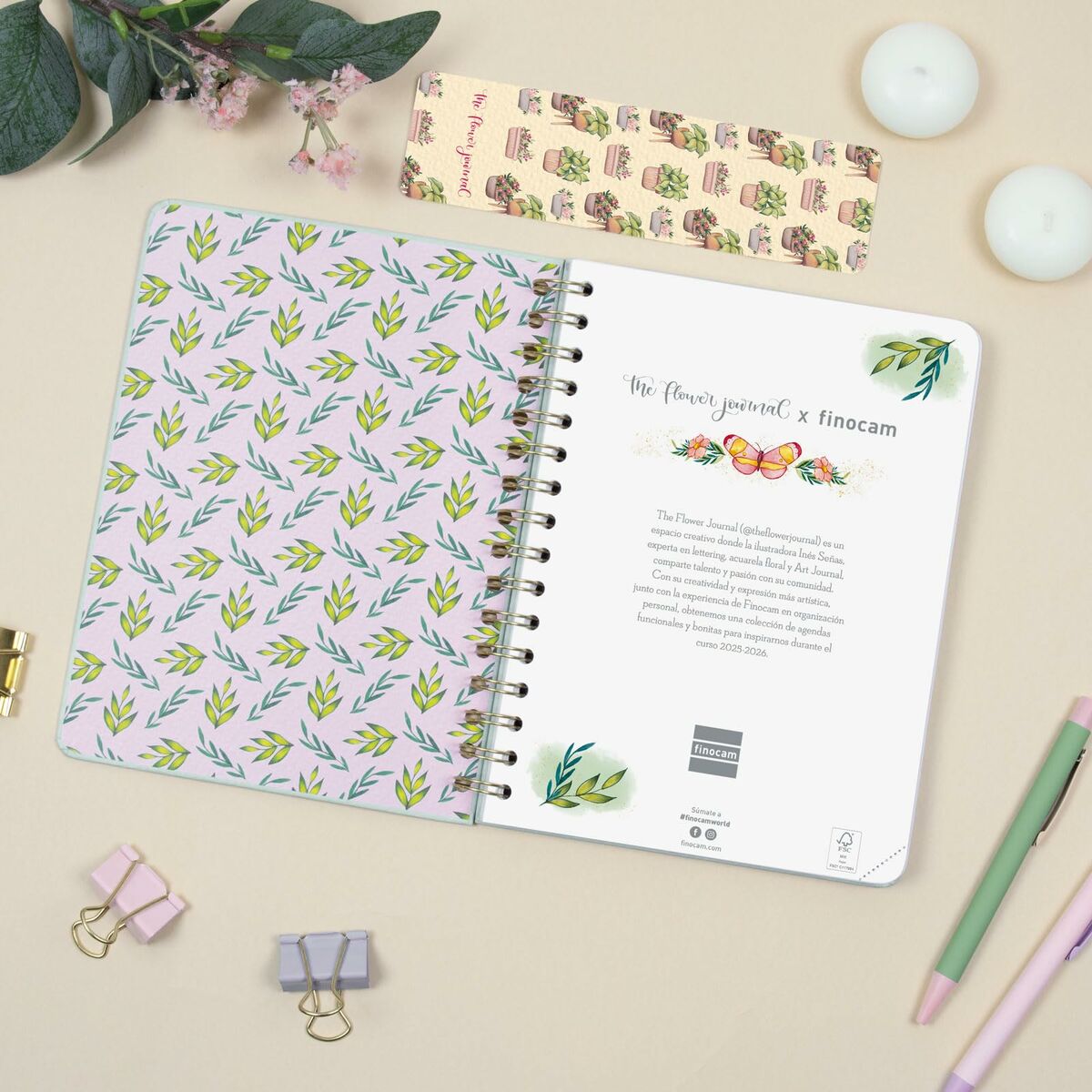 Dagbok Finocam-Kontor och Kontorsmaterial, Kalendrar, dagböcker och personliga arrangörer-Finocam-peaceofhome.se