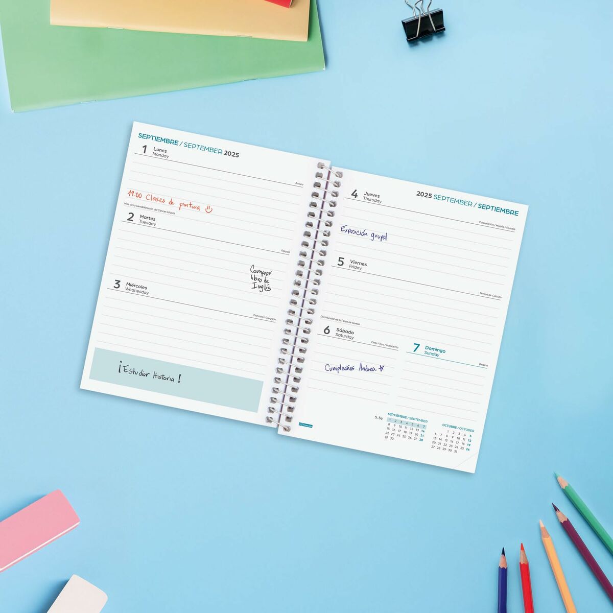 Dagbok Finocam-Kontor och Kontorsmaterial, Kalendrar, dagböcker och personliga arrangörer-Finocam-peaceofhome.se