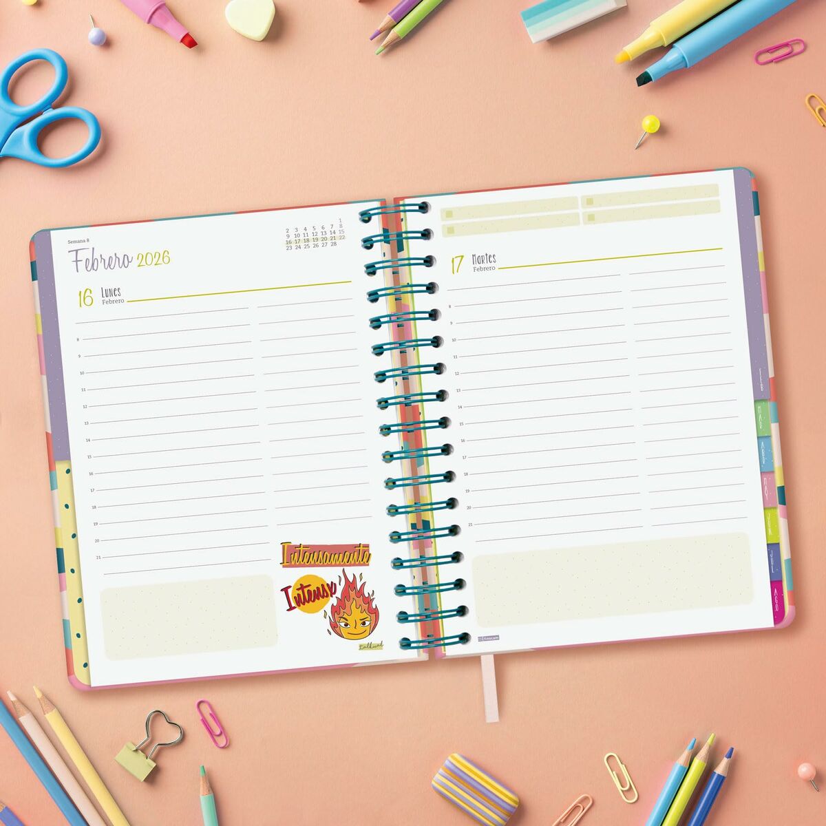 Dagbok Finocam-Kontor och Kontorsmaterial, Kalendrar, dagböcker och personliga arrangörer-Finocam-peaceofhome.se