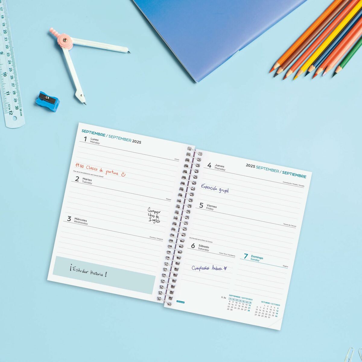 Dagbok Finocam-Kontor och Kontorsmaterial, Kalendrar, dagböcker och personliga arrangörer-Finocam-peaceofhome.se