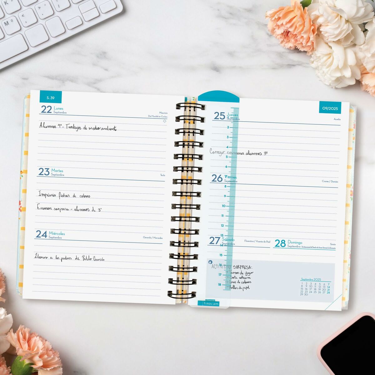 Dagbok Finocam-Kontor och Kontorsmaterial, Kalendrar, dagböcker och personliga arrangörer-Finocam-peaceofhome.se