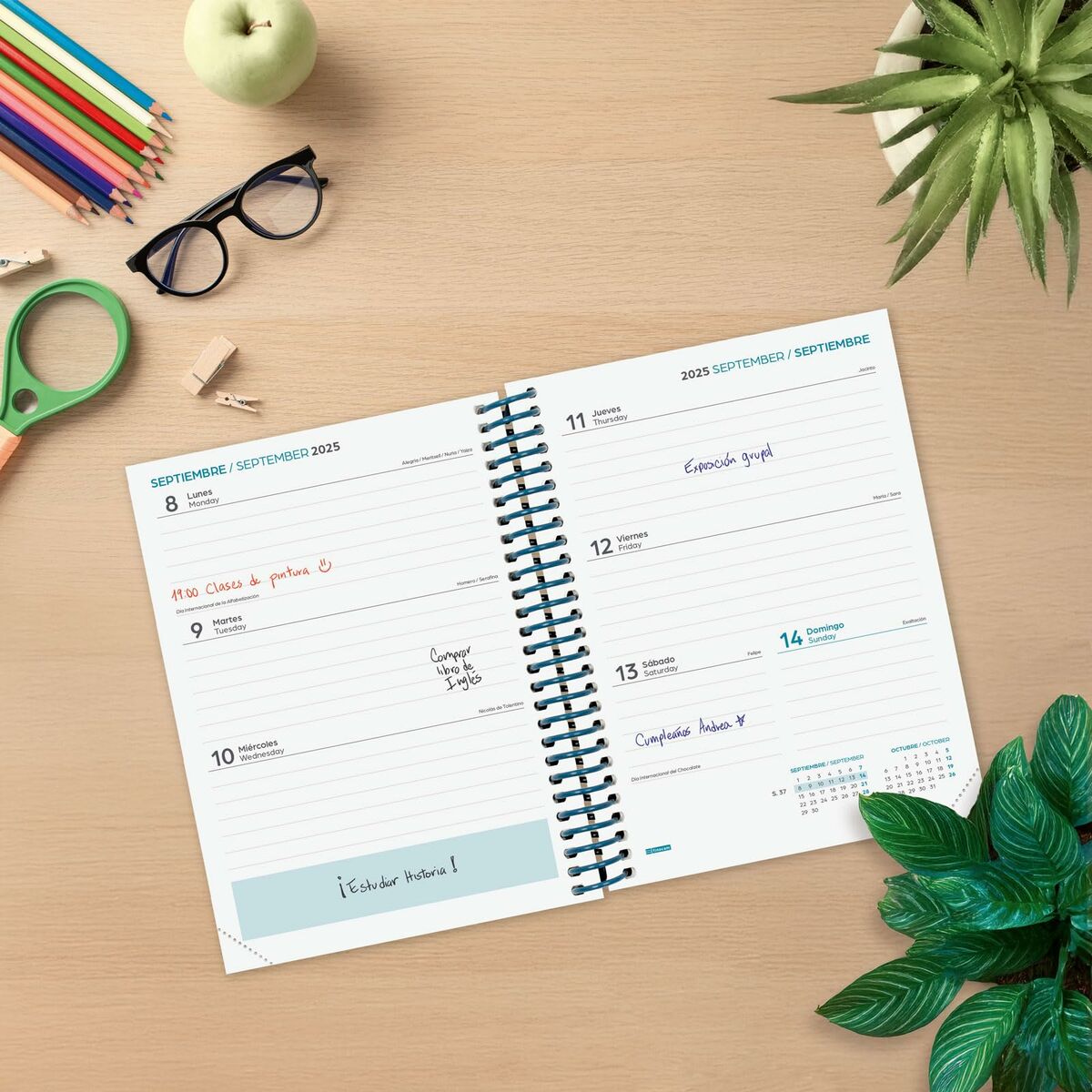 Dagbok Finocam-Kontor och Kontorsmaterial, Kalendrar, dagböcker och personliga arrangörer-Finocam-peaceofhome.se