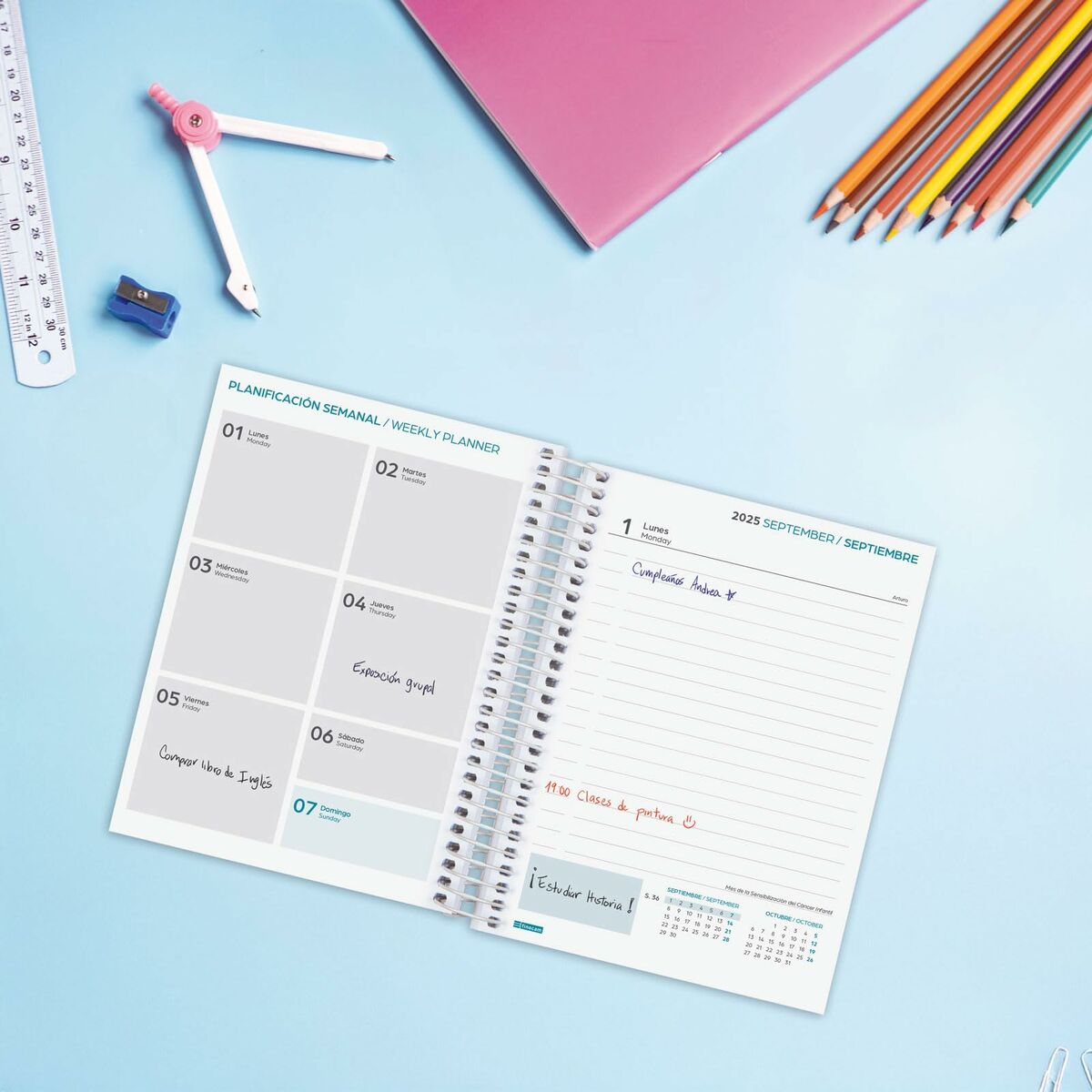 Dagbok Finocam-Kontor och Kontorsmaterial, Kalendrar, dagböcker och personliga arrangörer-Finocam-peaceofhome.se