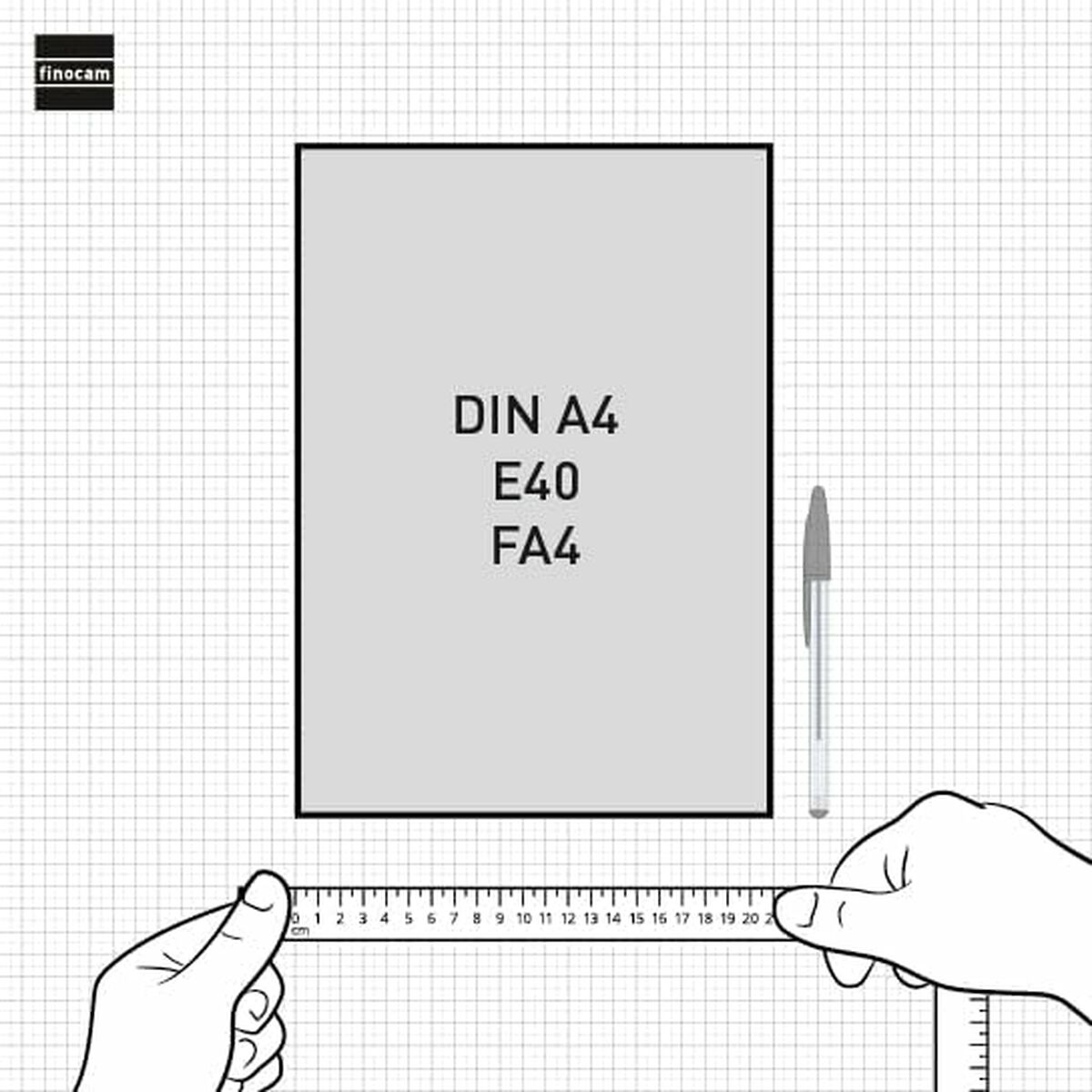 Dagbok Finocam YEAR Svart A4 21 x 29,7 cm 2026-Kontor och Kontorsmaterial, Kalendrar, dagböcker och personliga arrangörer-Finocam-peaceofhome.se