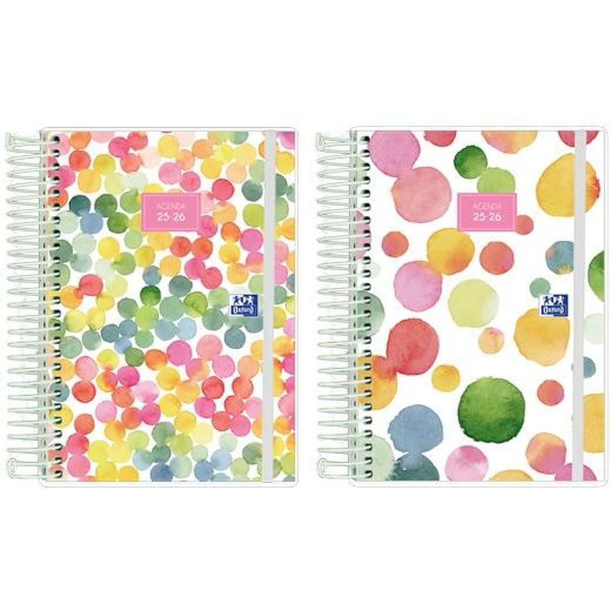 Dagbok Oxford JOY 1/8 12 x 18 cm 2025-2026 (8 antal)-Kontor och Kontorsmaterial, Kalendrar, dagböcker och personliga arrangörer-Oxford-peaceofhome.se