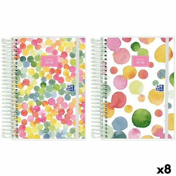 Dagbok Oxford JOY 1/8 12 x 18 cm 2025-2026 (8 antal)-Kontor och Kontorsmaterial, Kalendrar, dagböcker och personliga arrangörer-Oxford-peaceofhome.se