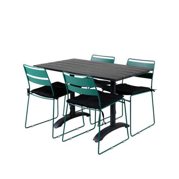 Denver Rektangulär Matgrupp-Table Set-Venture Home-peaceofhome.se