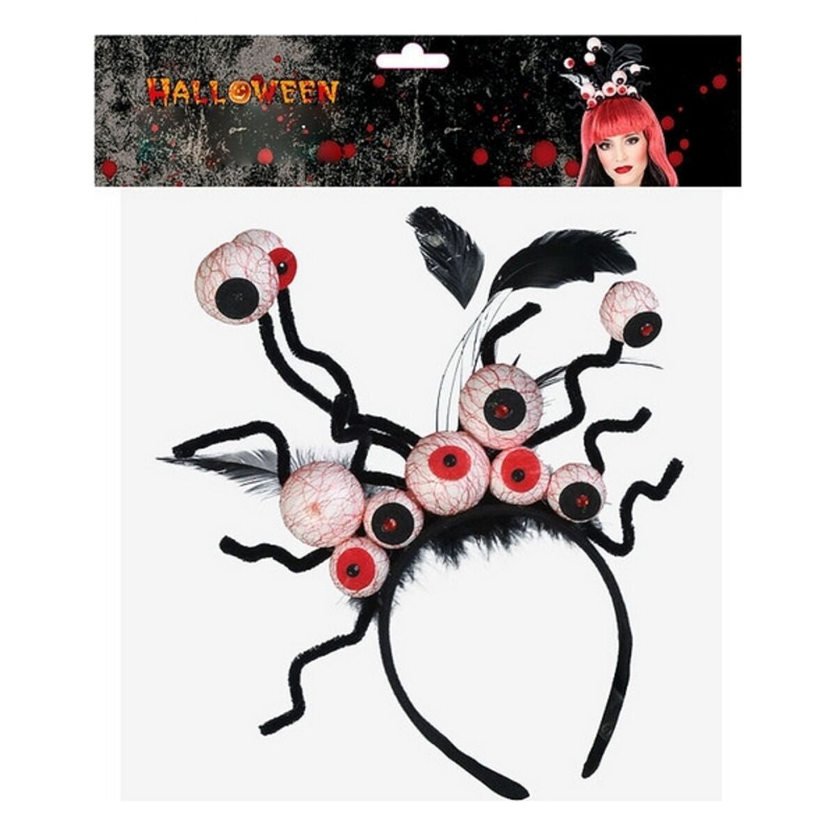 Diadem Eyes S1122776 Halloween-Leksaker och spel, Fancy klänning och accessoarer-BigBuy Carnival-peaceofhome.se