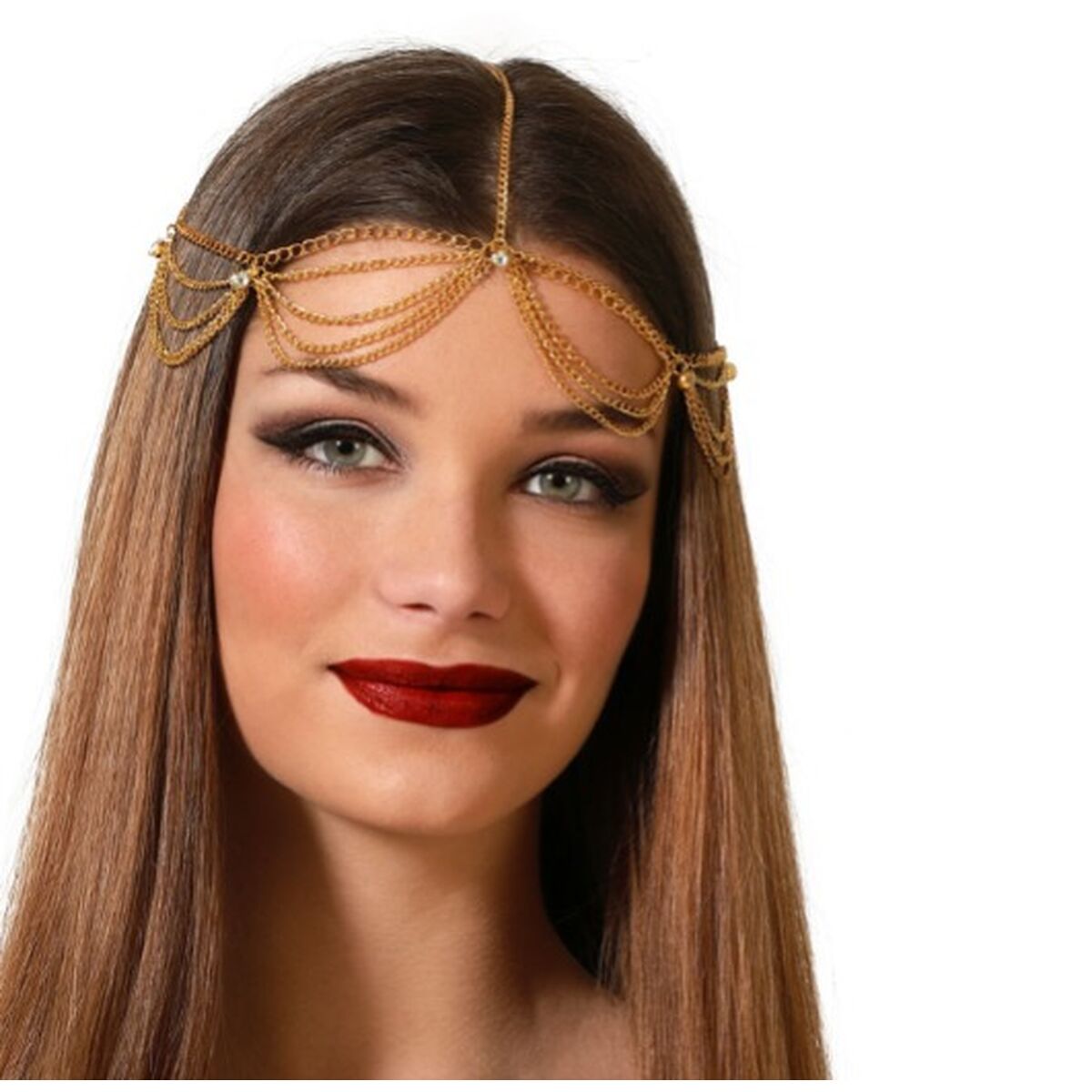 Diadem Gyllene-Leksaker och spel, Fancy klänning och accessoarer-BigBuy Carnival-peaceofhome.se