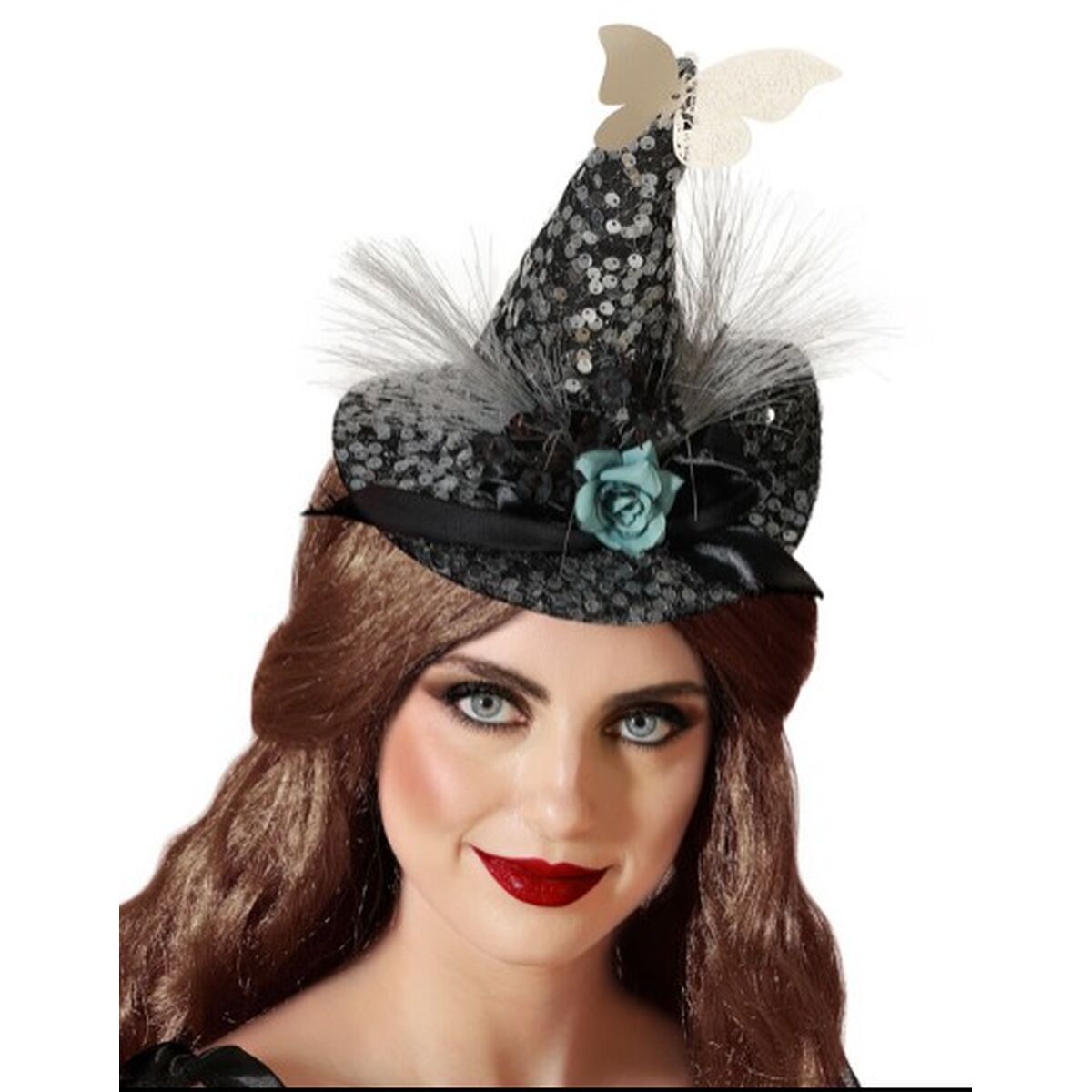 Diadem Hatt Häxa Halloween-Leksaker och spel, Fancy klänning och accessoarer-BigBuy Carnival-peaceofhome.se