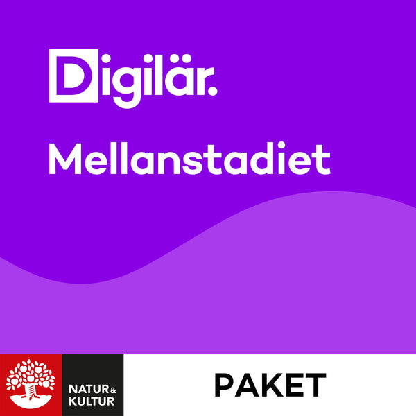 Digilär Mellanstadiepaket-Digitala böcker-Natur & Kultur Digital-peaceofhome.se