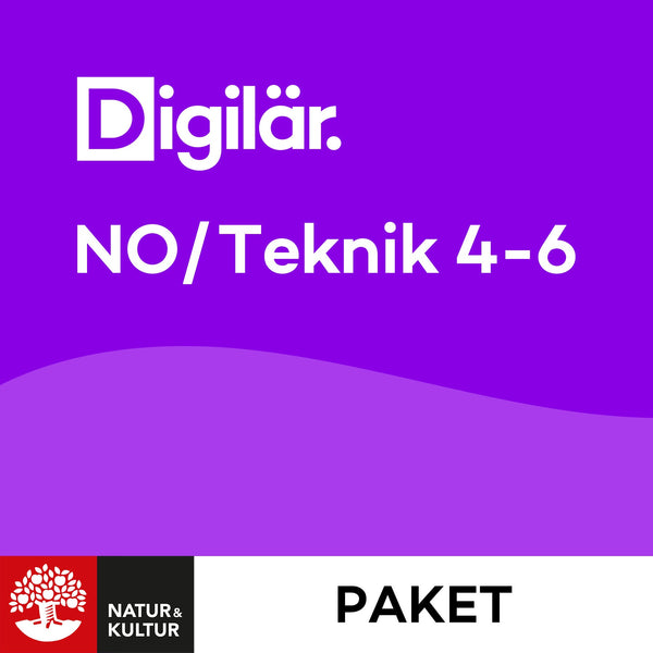 Digilär NO/Teknik-paket 4-6-Digitala böcker-Natur & Kultur Digital-peaceofhome.se