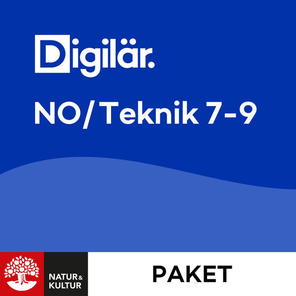 Digilär NO/Teknik-paket 7-9-Digitala böcker-Natur & Kultur Digital-peaceofhome.se