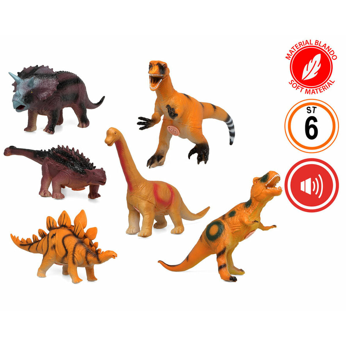 Dinosaurie 51030 (51 x 15 cm) 51 x 15 cm-Leksaker och spel, Dockor och actionfigurer-BigBuy Fun-peaceofhome.se