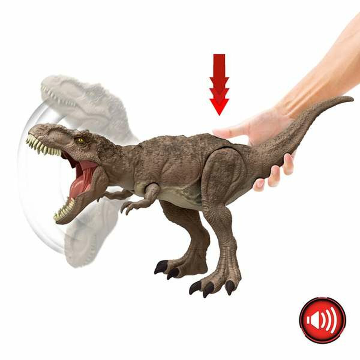 Dinosaurie Mattel Jurassic World T-Rex Plast-Leksaker och spel, Dockor och actionfigurer-Mattel-peaceofhome.se