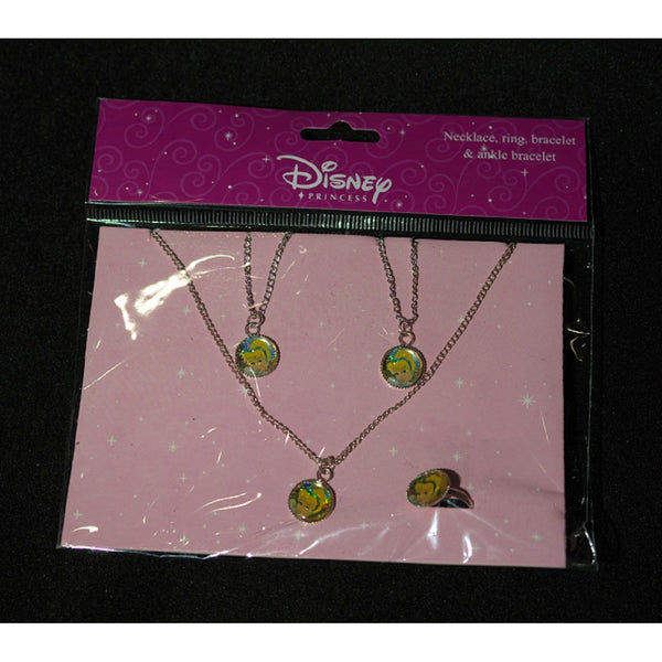 Disney no 6 Princess:Jewellery Sets 1st halsband 2st armband 1st ring Längden på kedjorna kan justeras.-leksaker-Klevrings Sverige-peaceofhome.se