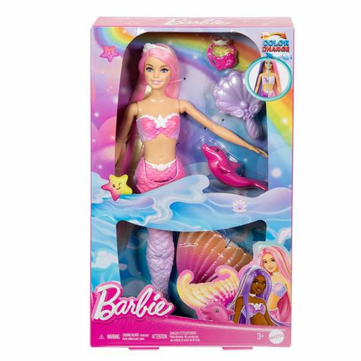Docka Barbie Malibú Ledbuss Sjöjungfru-Leksaker och spel, Dockor och tillbehör-Barbie-peaceofhome.se