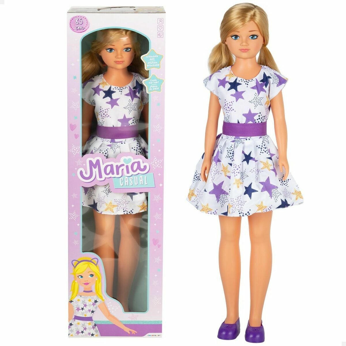 Docka Colorbaby 85 cm-Leksaker och spel, Dockor och tillbehör-Colorbaby-peaceofhome.se