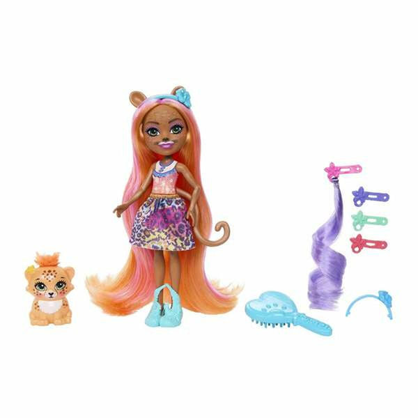 Docka Mattel Enchantimals Glam Party Gepard 15 cm-Leksaker och spel, Dockor och tillbehör-Mattel-peaceofhome.se