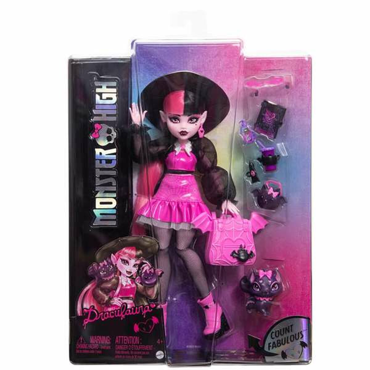 Docka Zombie Monster High Draculaura-Leksaker och spel, Dockor och tillbehör-Monster High-peaceofhome.se