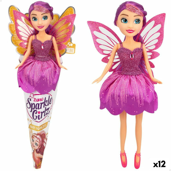 Docka Zuru Sparkle Girlz Fairy Princess 12,5 x 27 x 4 cm 12 antal-Leksaker och spel, Dockor och tillbehör-Zuru-peaceofhome.se